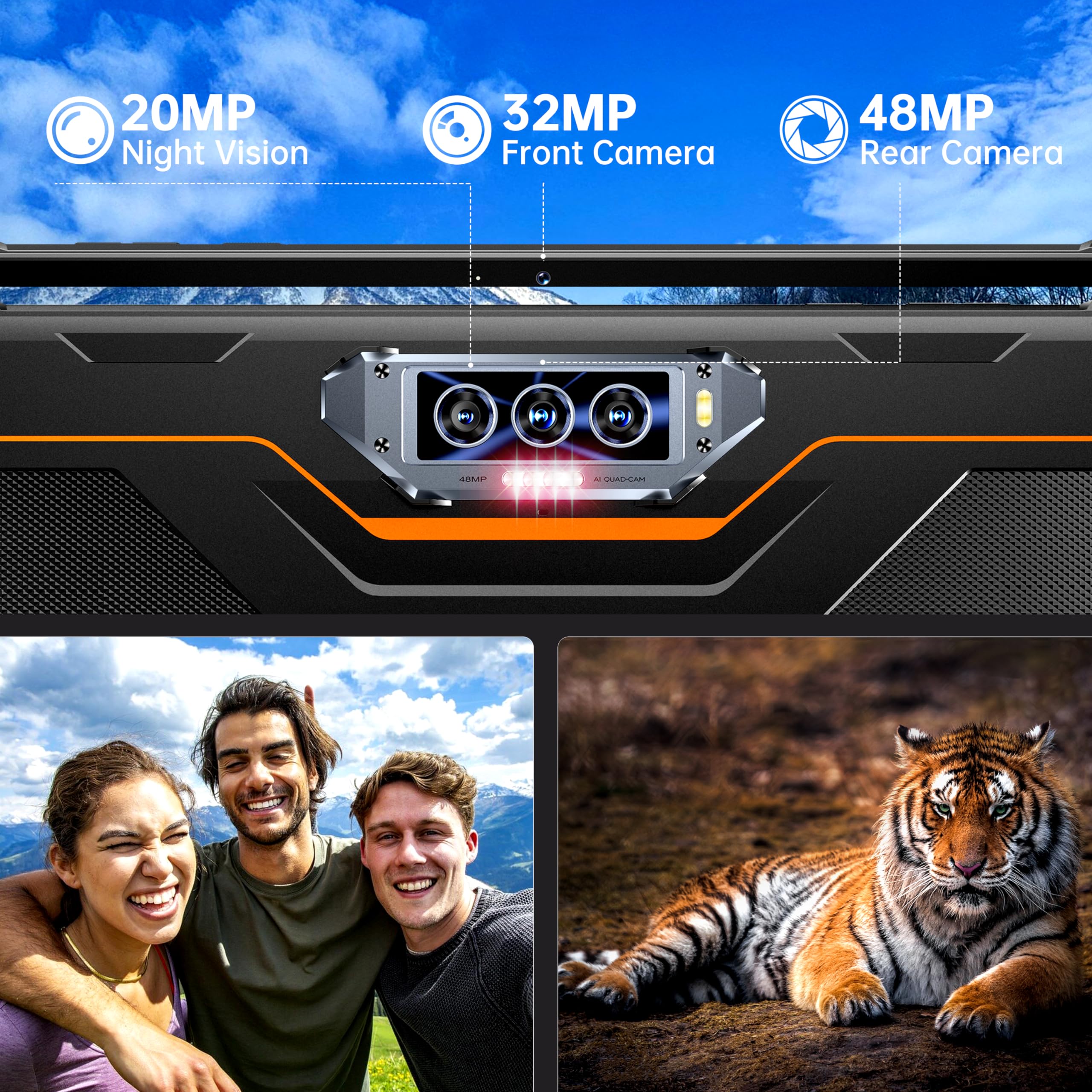 Foto 6 | Tableta Robusta Oukitel Rt8 Android 14 11 Pulgadas 12 Gb+256 Gb 48 Mp+32 Mp - Venta Internacional.
