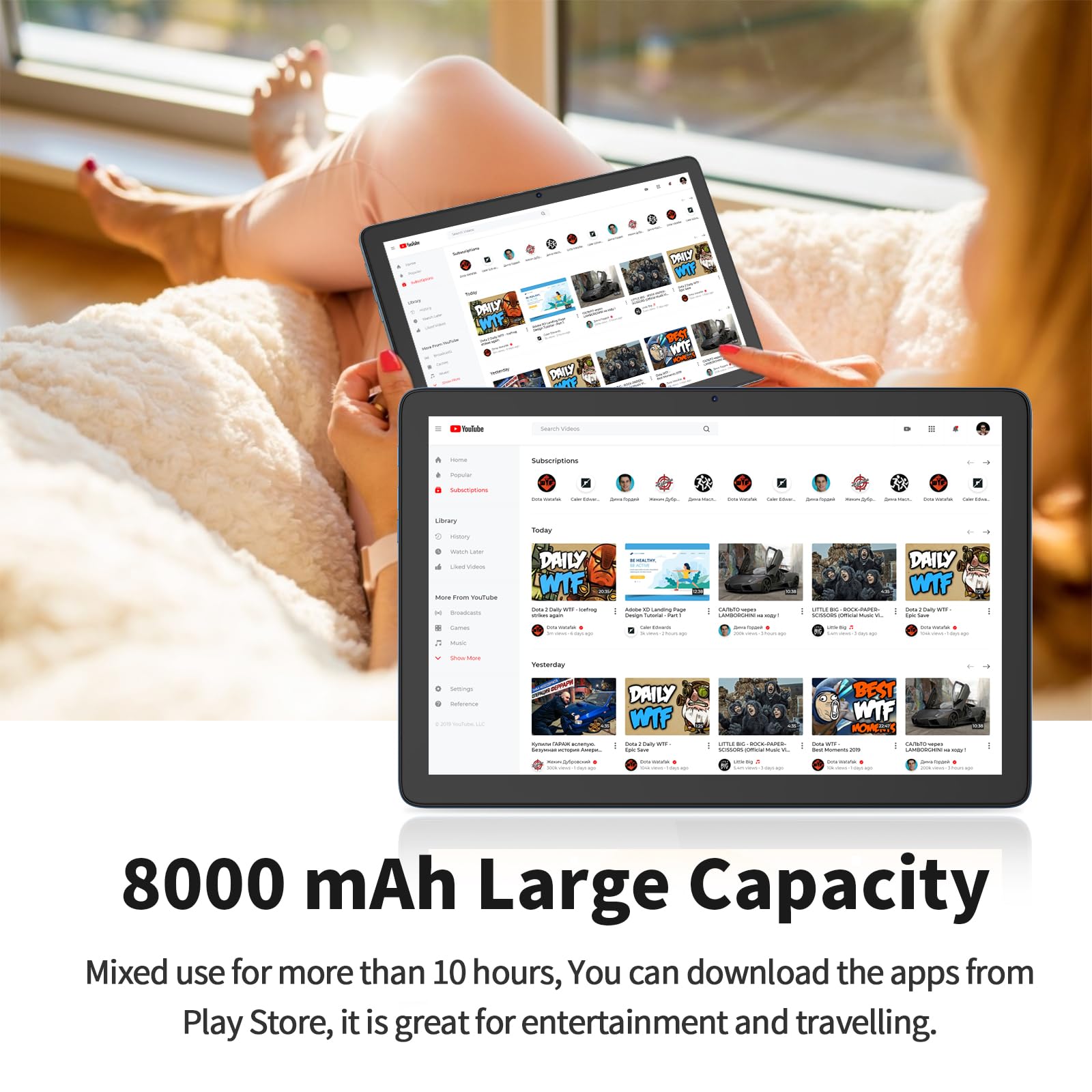 Foto 6 | Tablet Pritom Tab11 Android 13 128gb 10 Pulgadas Con Funda Gris - Venta Internacional.