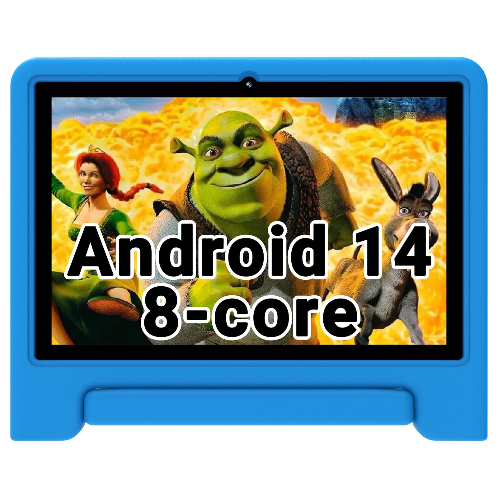 Foto 2 pulgar | Tablet Apolosign Kids Android 14 10,1'' 6+64gb Con Funda Azul - Venta Internacional.