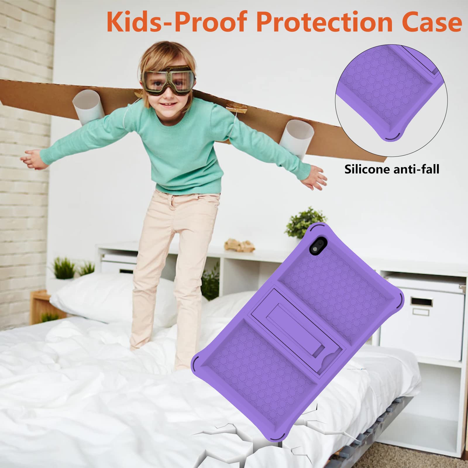 Foto 6 pulgar | Tablet Atozee Kids De 7 Pulgadas Con Android, 32 Gb De Rom Y 4 Gb De Ram, Con Funda - Venta Internacional.