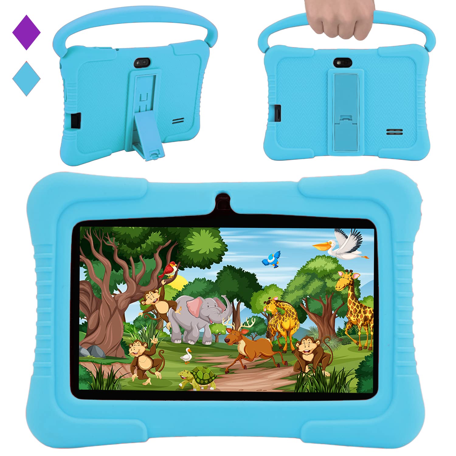 Foto 2 pulgar | Tableta Infantil Veidoo V88 De 7 Pulgadas Con Android, 2 Gb De Ram Y 32 Gb De Rom, Color Azul - Venta Internacional.