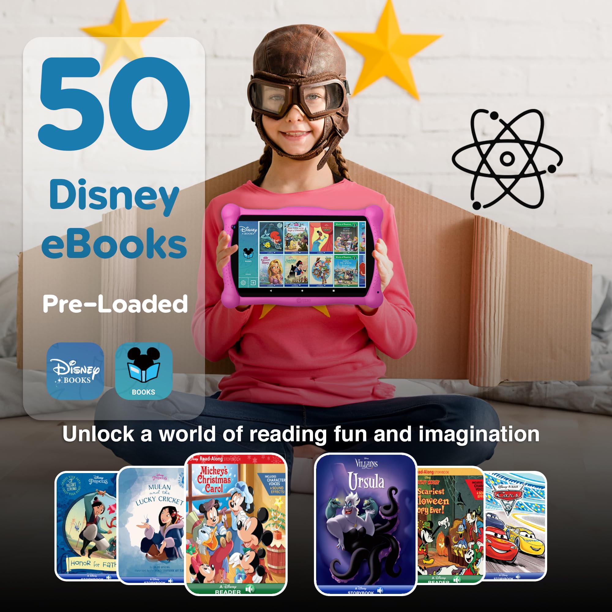 Foto 3 pulgar | Tablet Contixo 7 Disney Kids Learning Wifi Bluetooth Rosa - Venta Internacional.