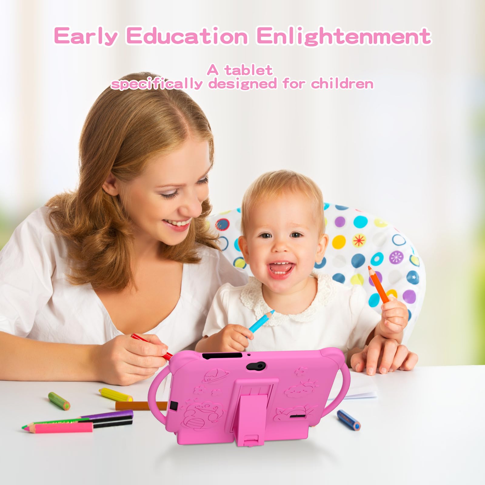 Foto 4 | Tableta Para Niños Novojoy 7 Pulgadas Android 12 32gb+4gb Wifi Bt - Venta Internacional.