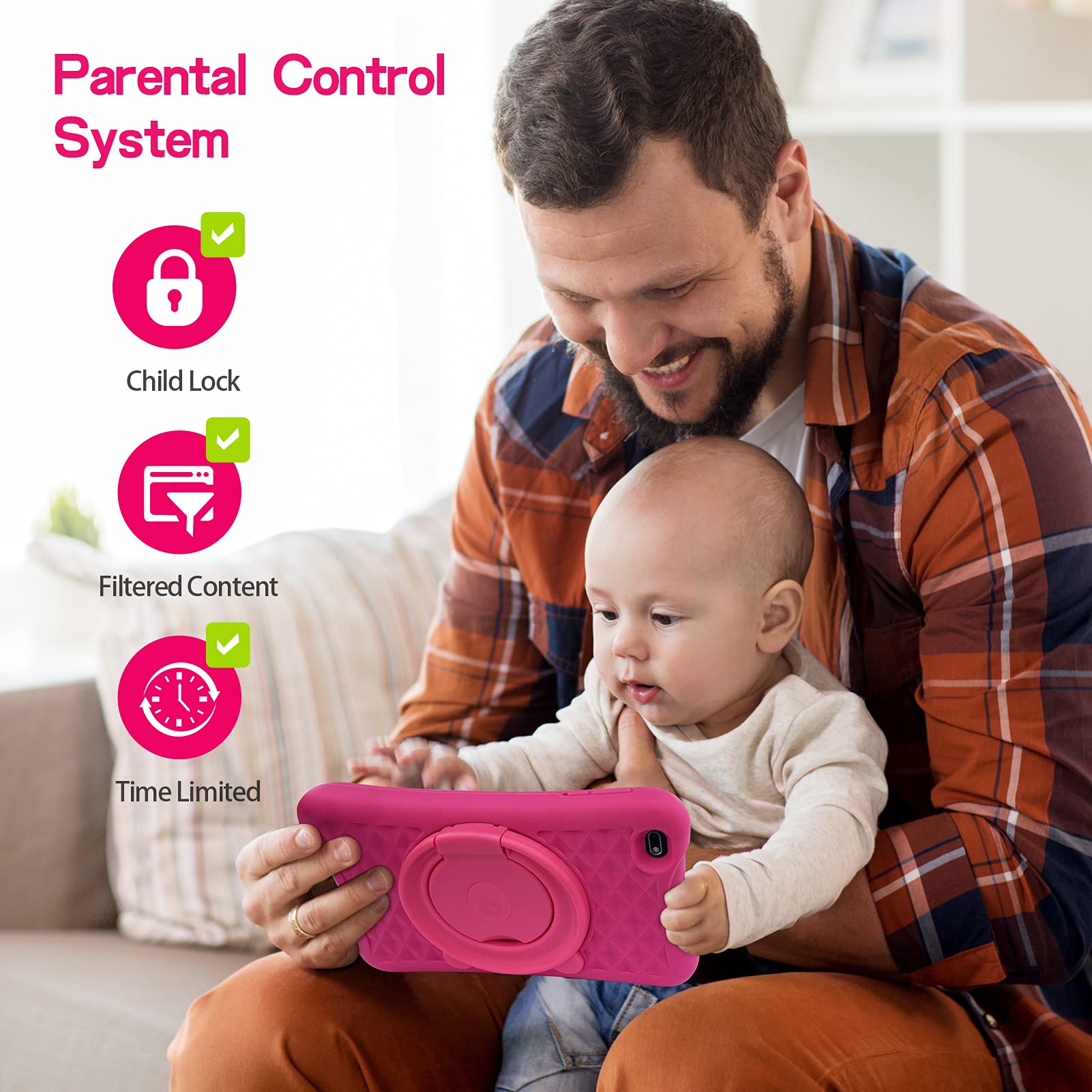 Foto 3 | Tableta Infantil Pritom L8 8 Pulgadas 64 Gb Android 10 Wifi Bluetooth - Venta Internacional.