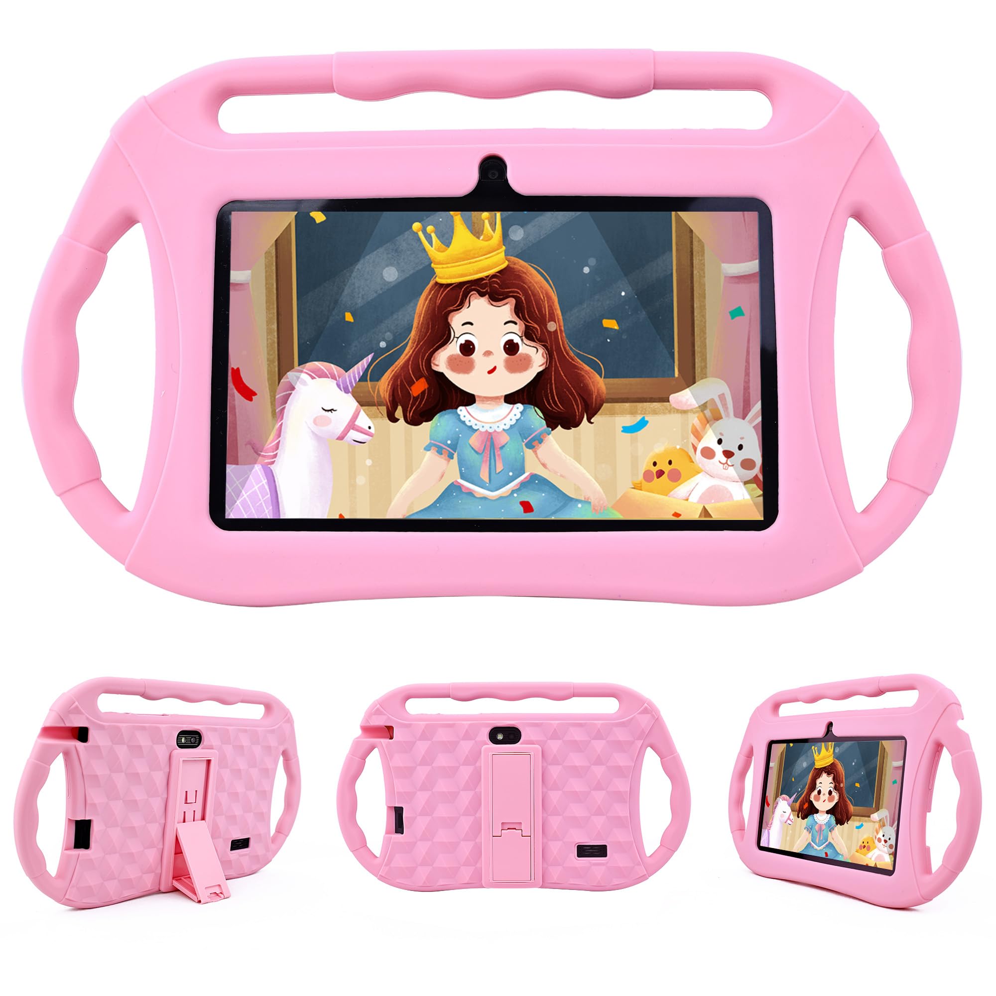 Foto 1 | Tablet Veidoo Kids de 7 Pulgadas con Android 2 Gb de Ram y 32 Gb de Rom  Rosa - Venta Internacional