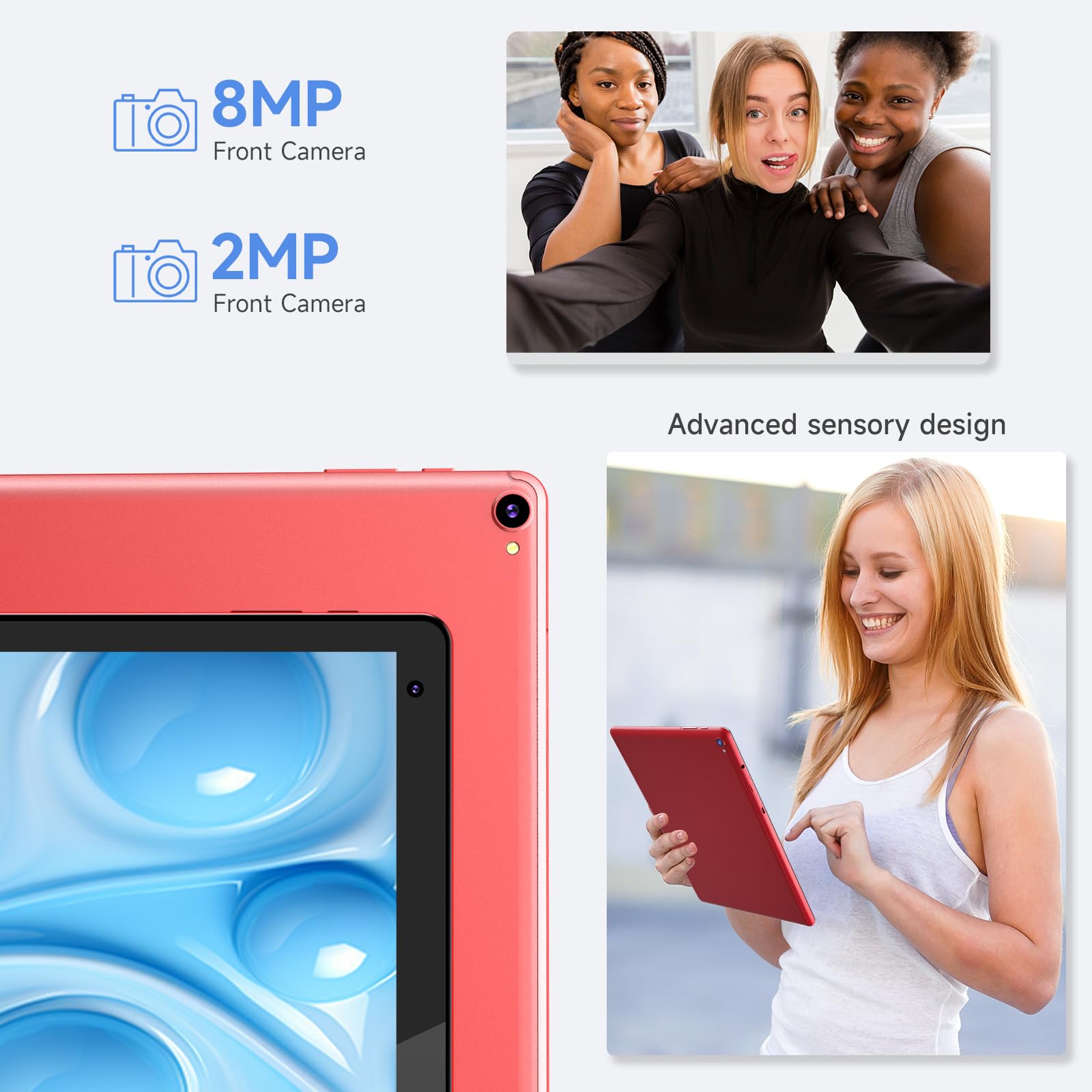 Foto 5 pulgar | Tablet Coopers Android 12 10" 32 GB Rom 512 GB Expand Red - Venta Internacional