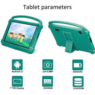 Foto 3 | Tablet Atozee Kids de 7" 4 GB de Ram 32 GB Android 12 con Funda - Venta Internacional