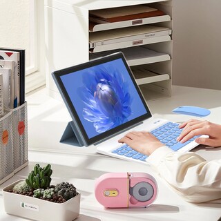 Foto 2 | Tablet 2 en 1 Zzb 10.1'' Android 14 8 GB Ram 64 GB Azul + Accesorios - Venta Internacional