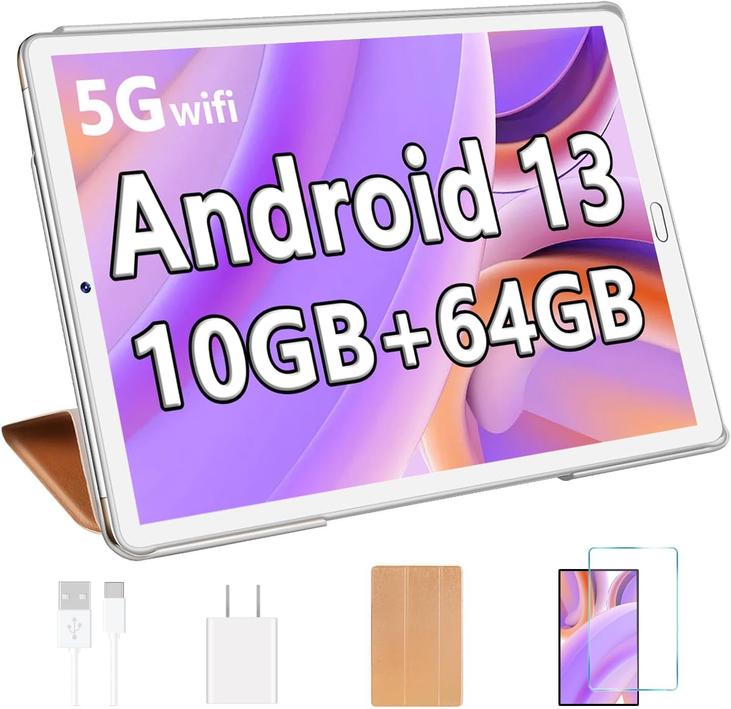 Foto 2 pulgar | Tablet Yestel X2 Android 13 10,1'' 10 Gb de Ram 64 Gb de Rom 1 Tb Dorado - Venta Internacional