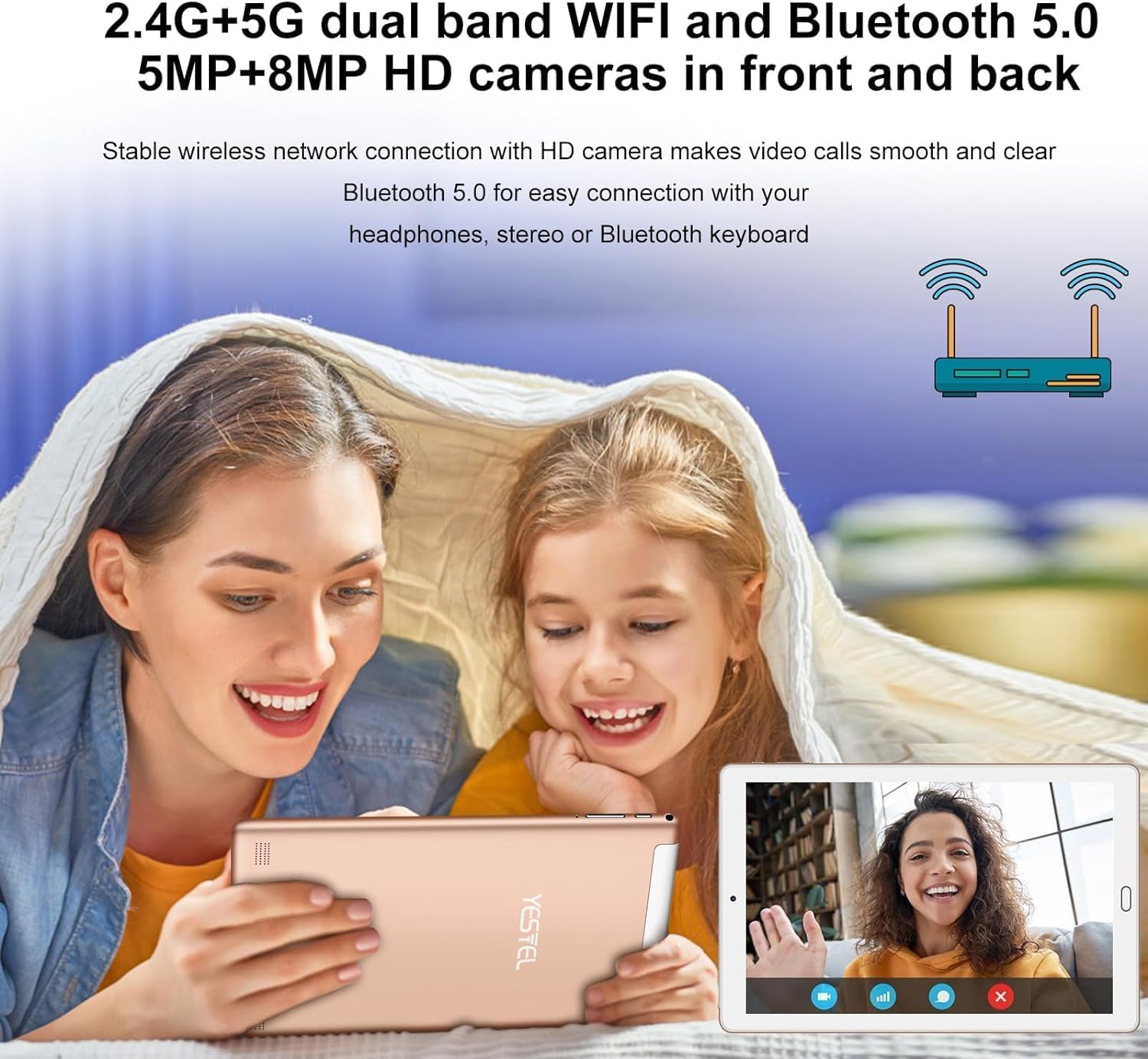 Foto 6 | Tablet Yestel X2 Android 13 10,1'' 10 Gb de Ram 64 Gb de Rom 1 Tb Dorado - Venta Internacional