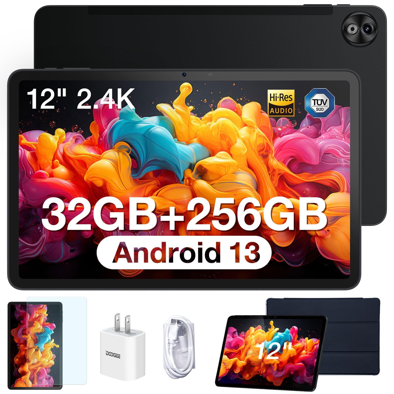 Foto 1 | Tablet Doogee T20 Ultra 12 Pulgadas 32gb+256gb Android 13 Negra - Venta Internacional