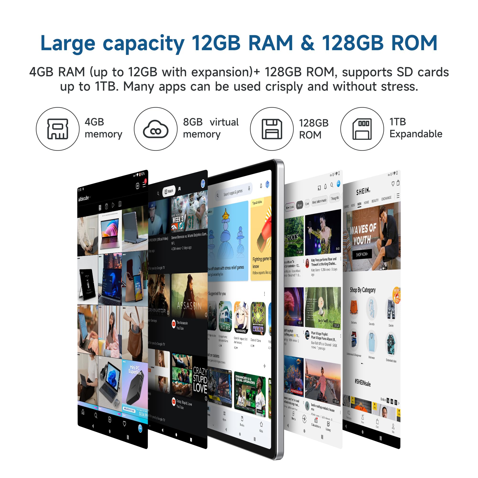 Foto 6 pulgar | Tablet Alldocube Iplay 60 de 11" 12 Gb de Ram 128 GB de Rom 4g Lte - Venta Internacional