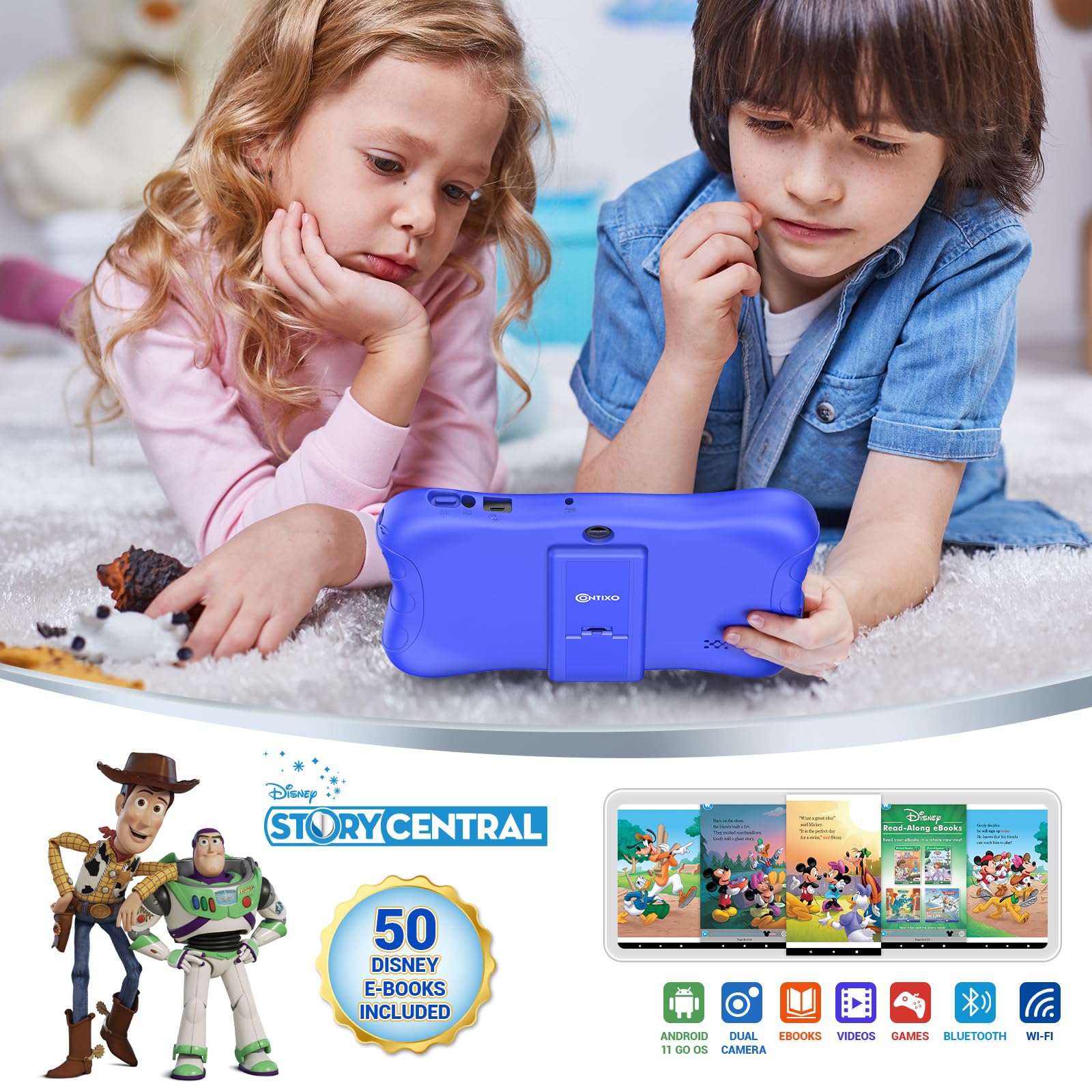 Foto 3 pulgar | Tablet Contixo Kids V9 Hd 7'' Android 11 32 Gb Wifi - Venta Internacional