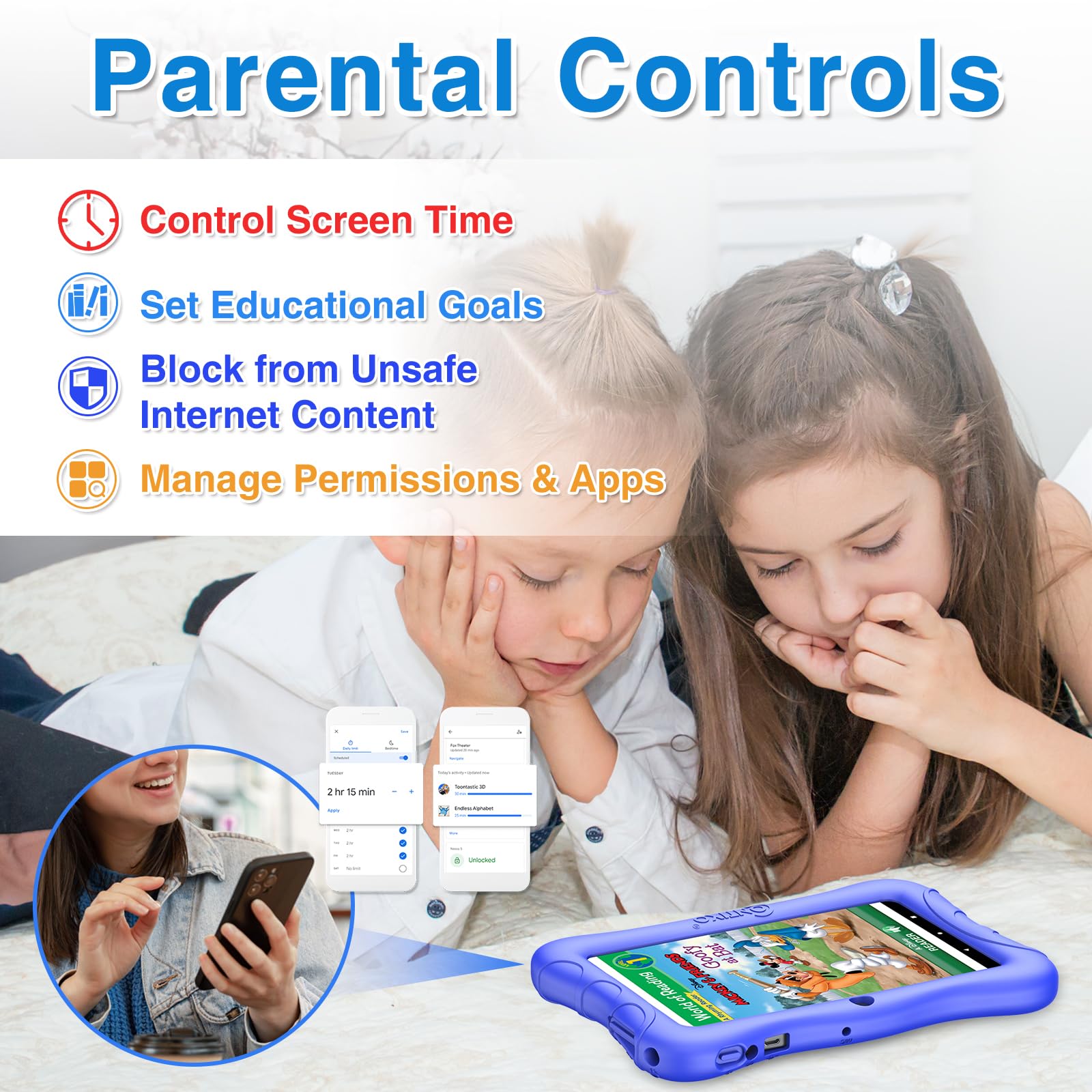 Foto 5 pulgar | Tablet Contixo Kids V9 Hd 7'' Android 11 32 Gb Wifi - Venta Internacional