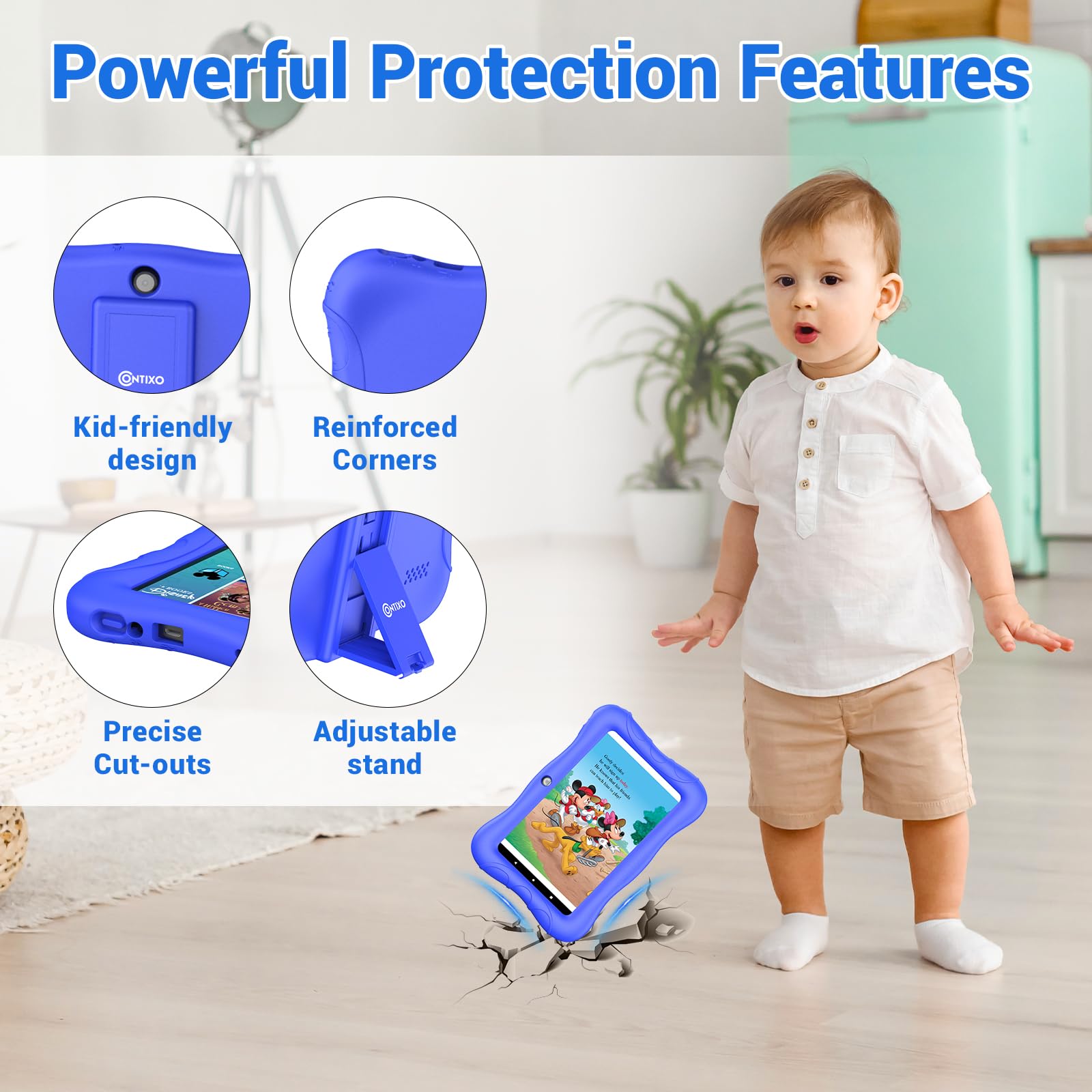Foto 7 pulgar | Tablet Contixo Kids V9 Hd 7'' Android 11 32 Gb Wifi - Venta Internacional