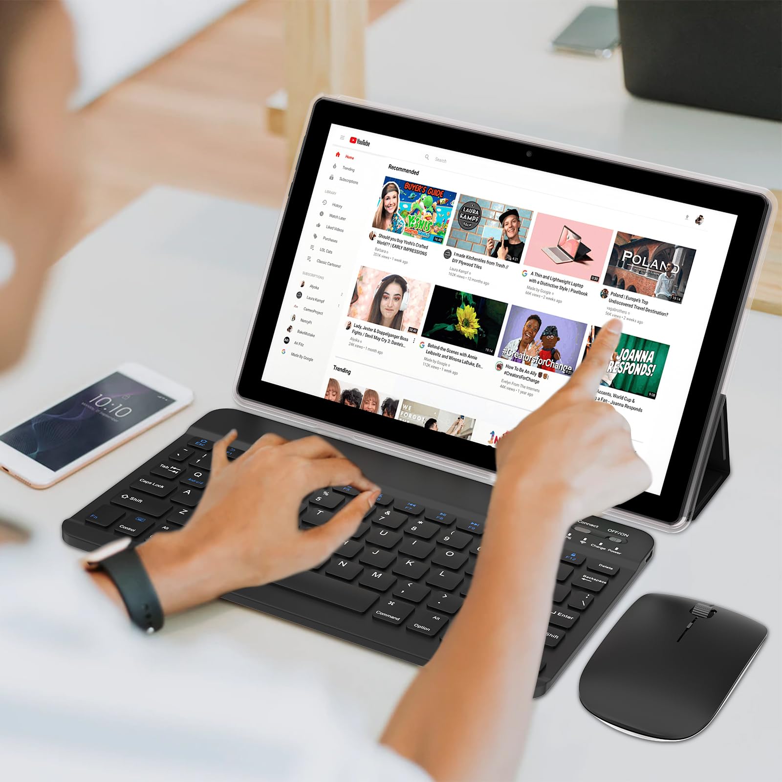 Foto 3 pulgar | Tablet Zzb 2 en 1 de 10" 12 GB de Ram 128 GB de Rom Android 13 - Venta Internacional