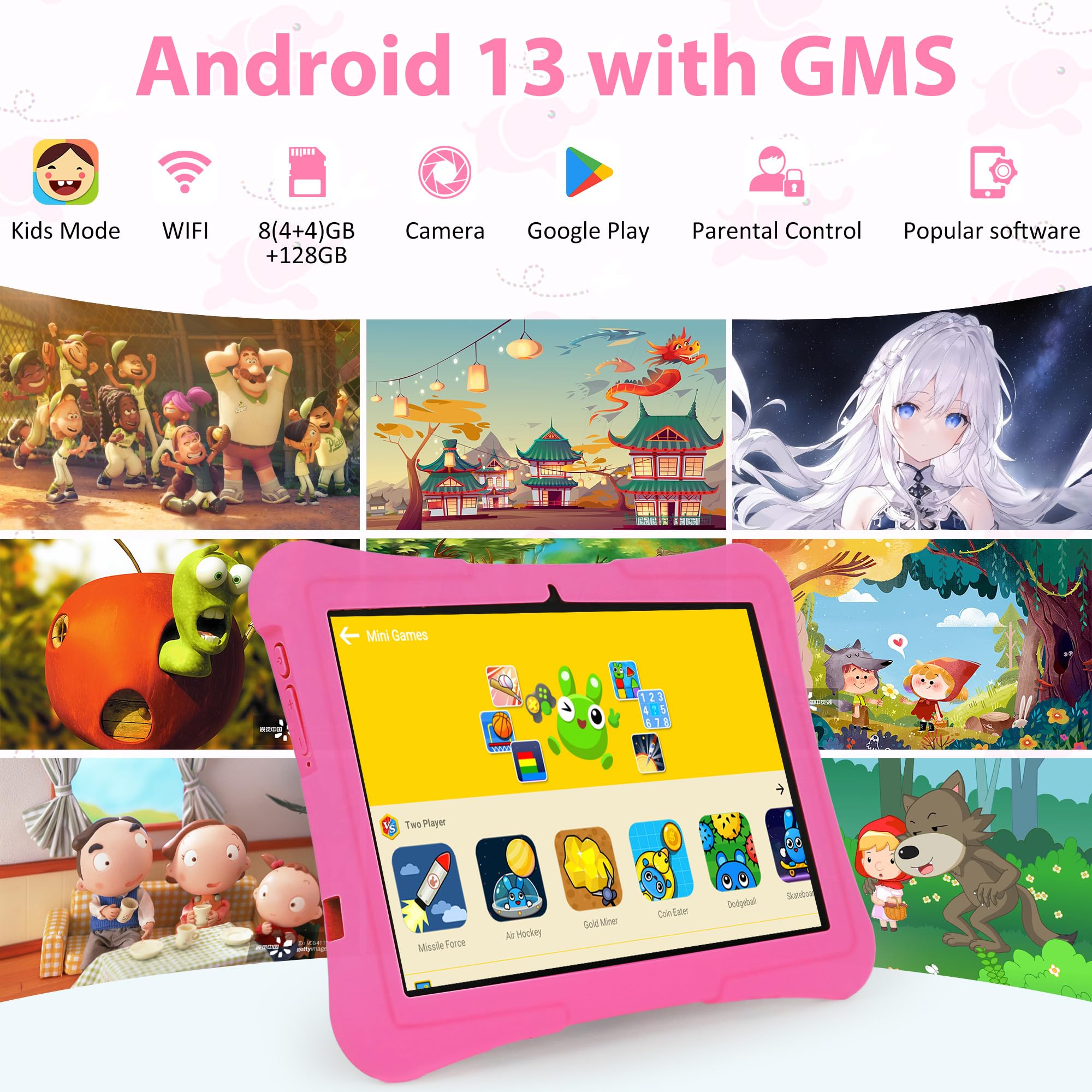 Foto 4 pulgar | Tablet Veidoo Kids T70 de 10,1'' Android 13 8 Gb de Ram 128 Gb de Rom - Venta Internacional