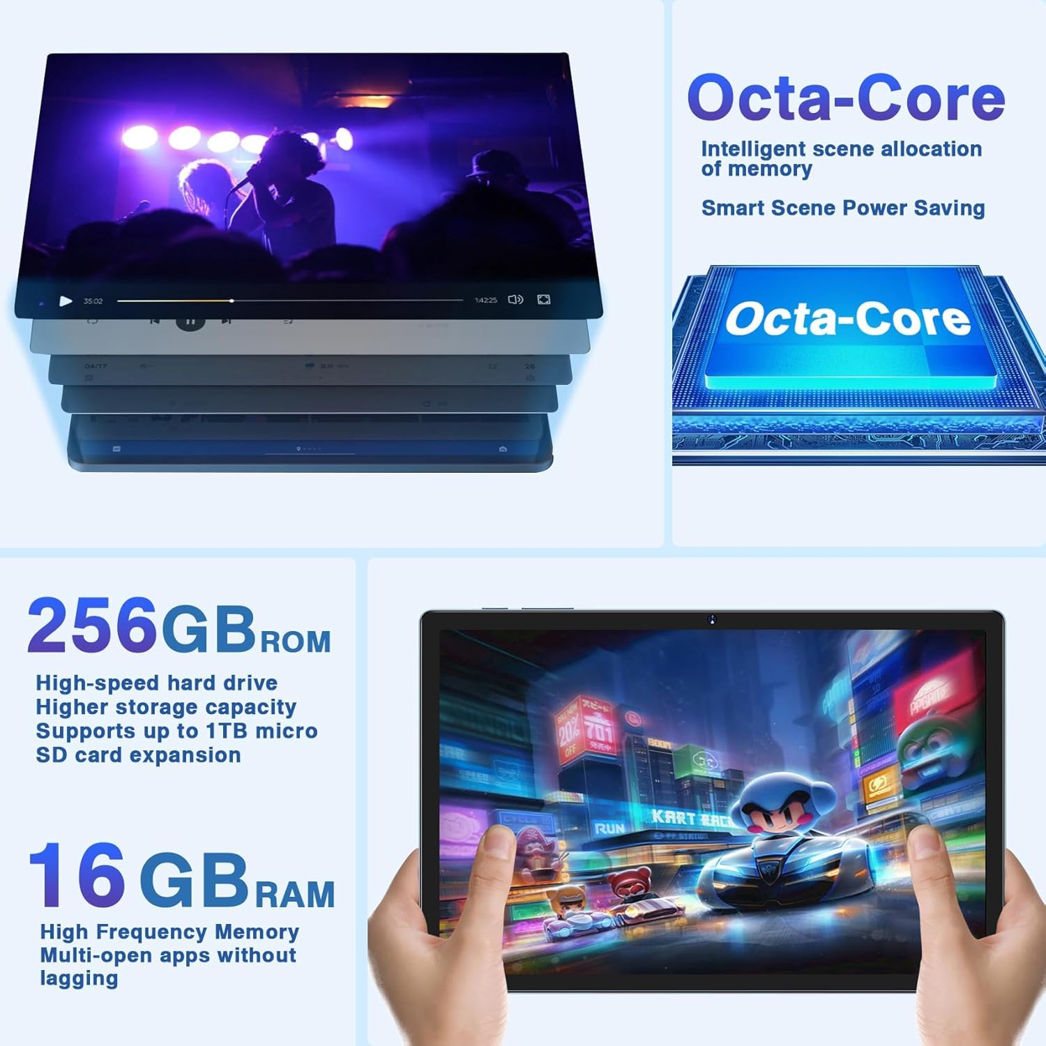 Foto 3 | Tableta Yestel T15 2024 Android 13 11 Pulgadas 16 Gb Ram 256 Gb Rom - Venta Internacional