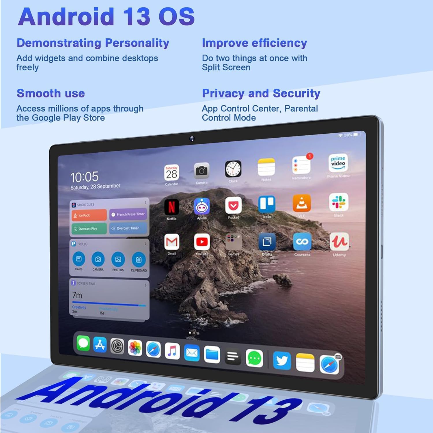Foto 5 | Tableta Yestel T15 2024 Android 13 11 Pulgadas 16 Gb Ram 256 Gb Rom - Venta Internacional