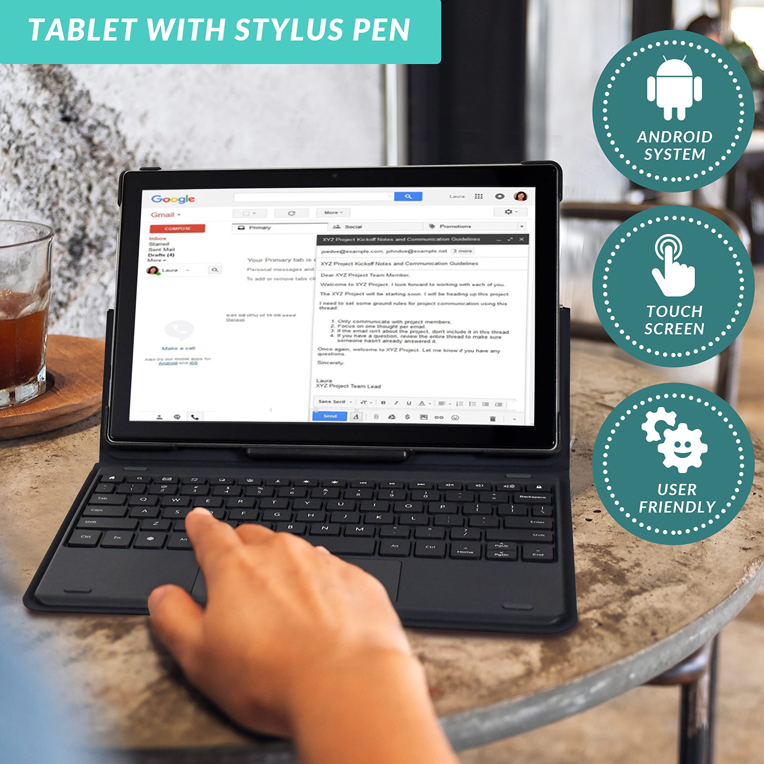 Foto 4 pulgar | Tablet Pyle Pantalla 1080p Hd de 10.1 Pulgadas 5000 Mah 2 GB de Ram 32 GB - Venta Internacional