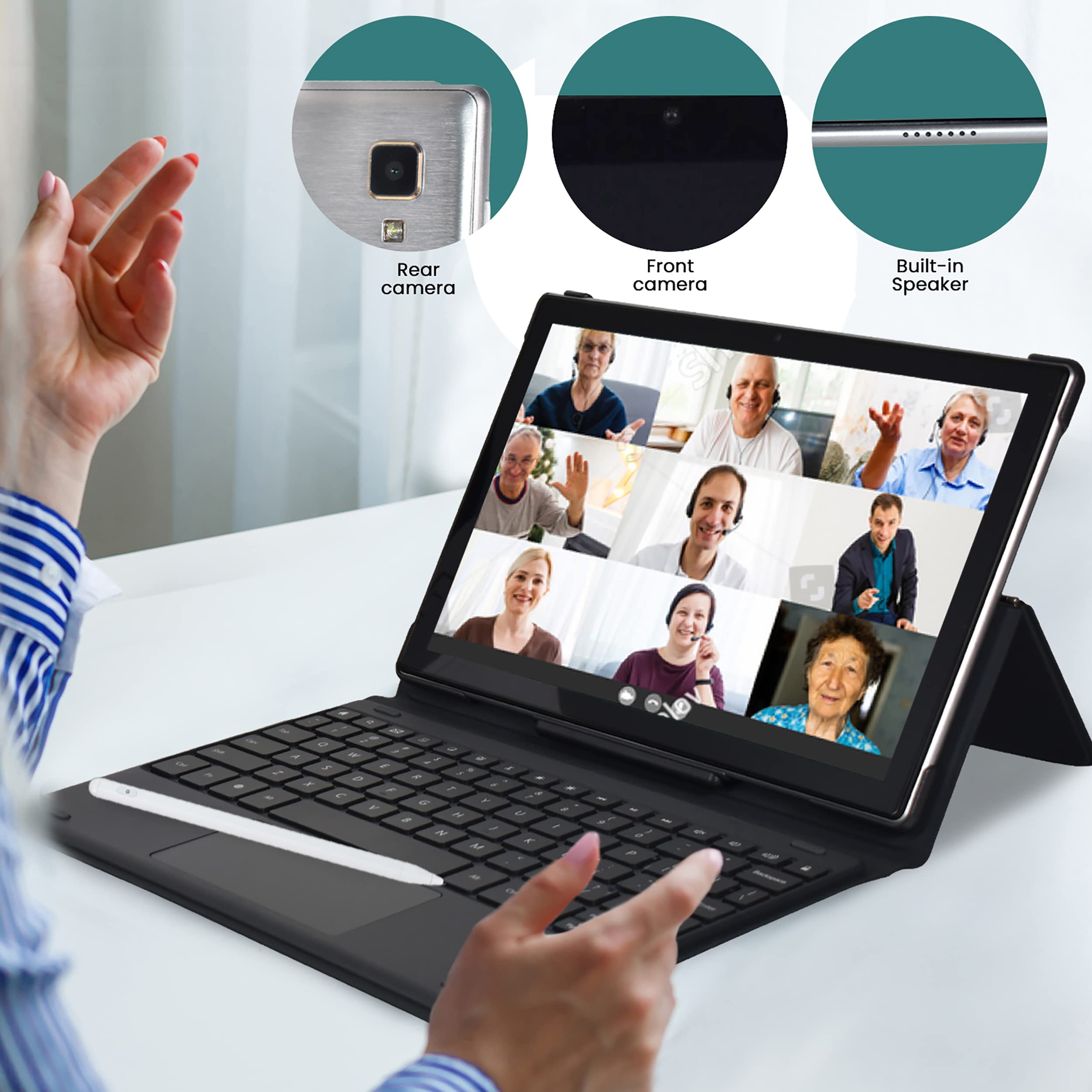 Foto 6 pulgar | Tablet Pyle Pantalla 1080p Hd de 10.1 Pulgadas 5000 Mah 2 GB de Ram 32 GB - Venta Internacional