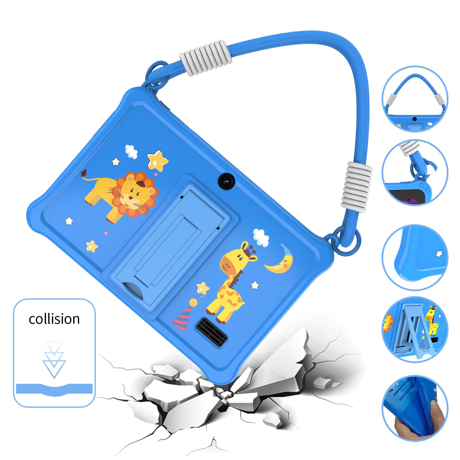 Foto 3 pulgar | Tableta Infantil Pritom de 7" y 32 GB con Android 13 con Wifi - Venta Internacional