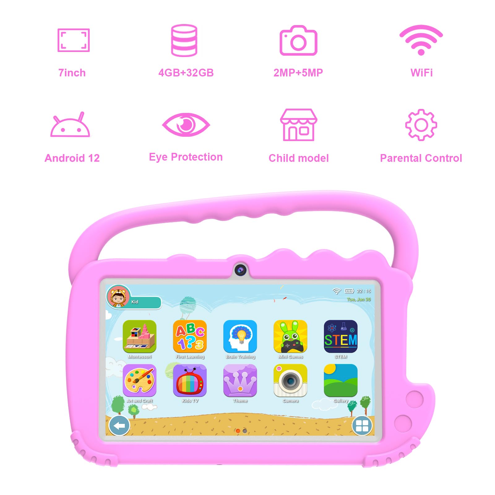 Foto 8 pulgar | Tableta Infantil Atozee De 7 Pulgadas 32gb-Venta Internacional