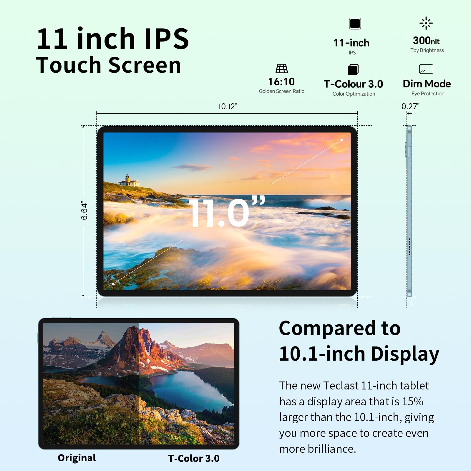 Foto 3 pulgar | Tablet Teclast P50 11" Android 14 14 GB + 128 GB 1 TB Expandir - Venta Internacional