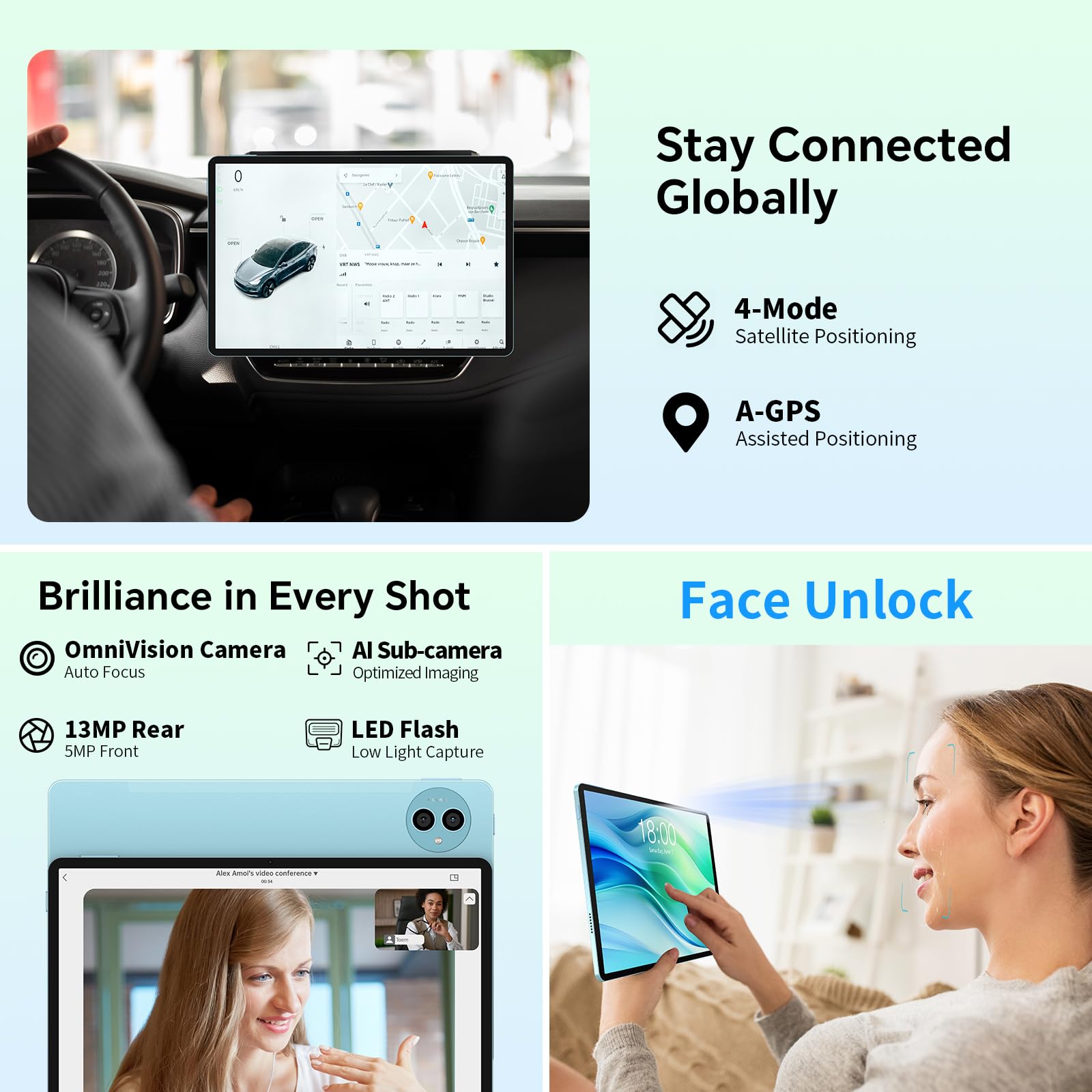 Foto 7 pulgar | Tablet Teclast P50 11" Android 14 14 GB + 128 GB 1 TB Expandir - Venta Internacional