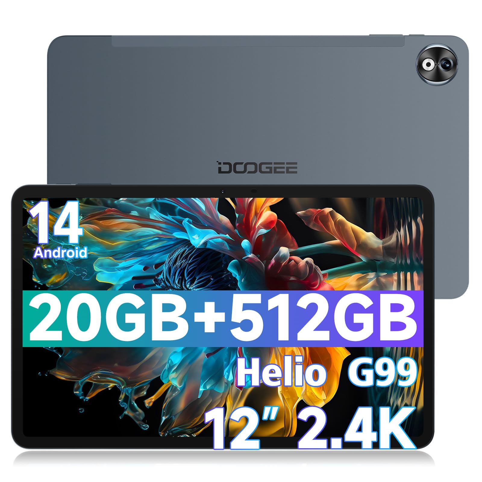 Foto 1 | Tablet Doogee T40 Pro De 12 Pulgadas Con Android 14, 20 Gb De Ram Y 512 Gb De Rom - Venta Internacional.