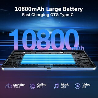 Foto 5 | Tablet Doogee T40 Pro De 12 Pulgadas Con Android 14, 20 Gb De Ram Y 512 Gb De Rom - Venta Internacional.