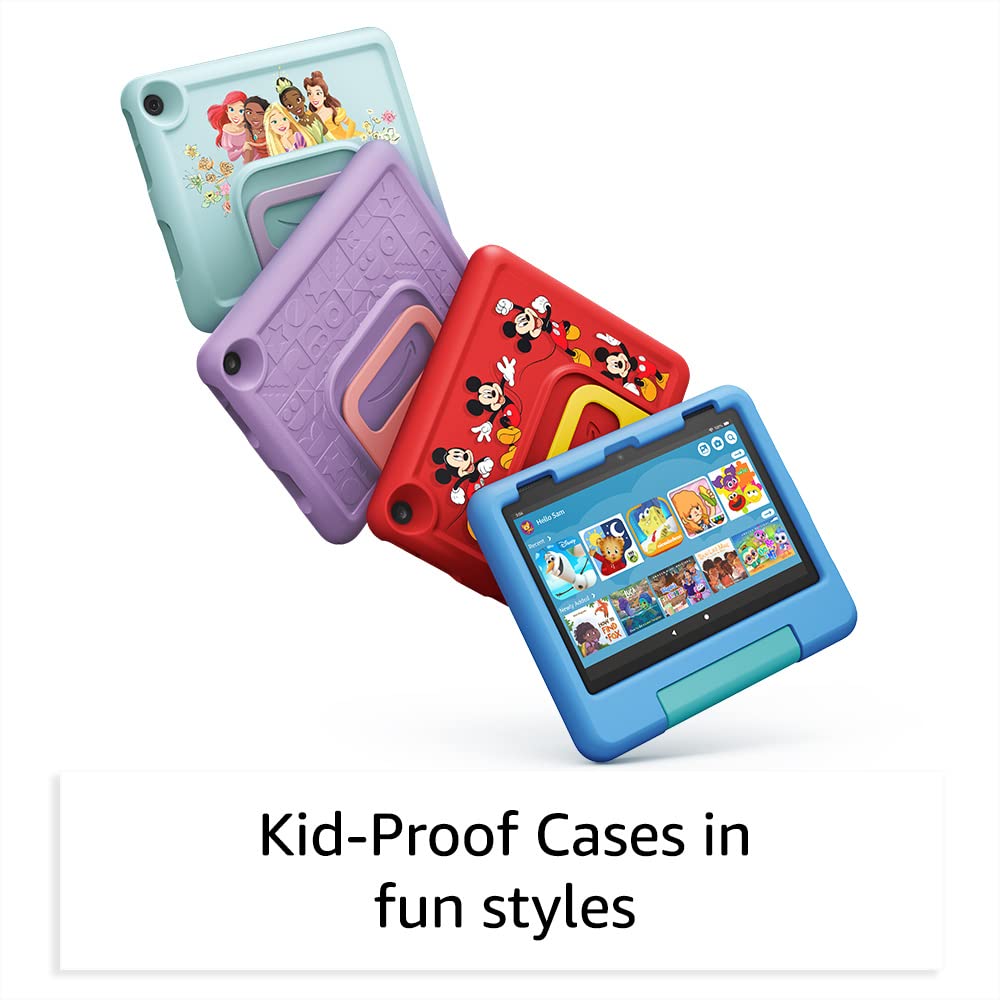 Foto 7 pulgar | Tablet Amazon Fire Hd 8 Kids 12.ª Generación De 64 Gb Azul Con Funda - Venta Internacional.