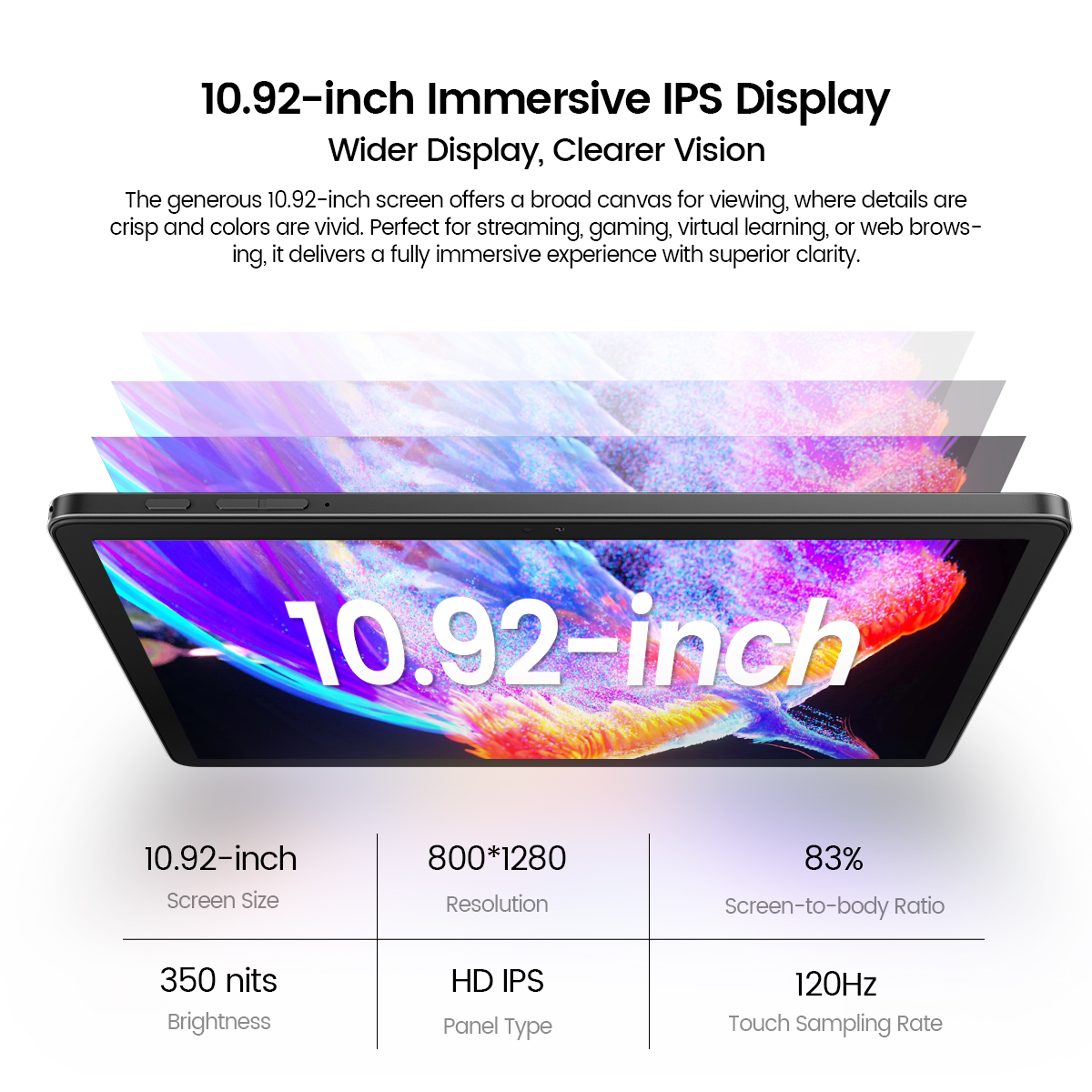 Foto 5 pulgar | Tablet Blackview Oscal Pad 90 4g 10.92 Pulgadas 8 Gb de Ram 128 Gb de Rom - Venta Internacional