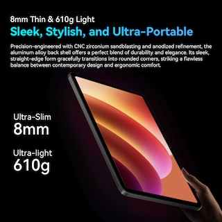 Foto 2 | Tablet Blackview Oscal Pad 100 Android 15 de 12 Pulgadas y 256 Gb - Venta Internacional