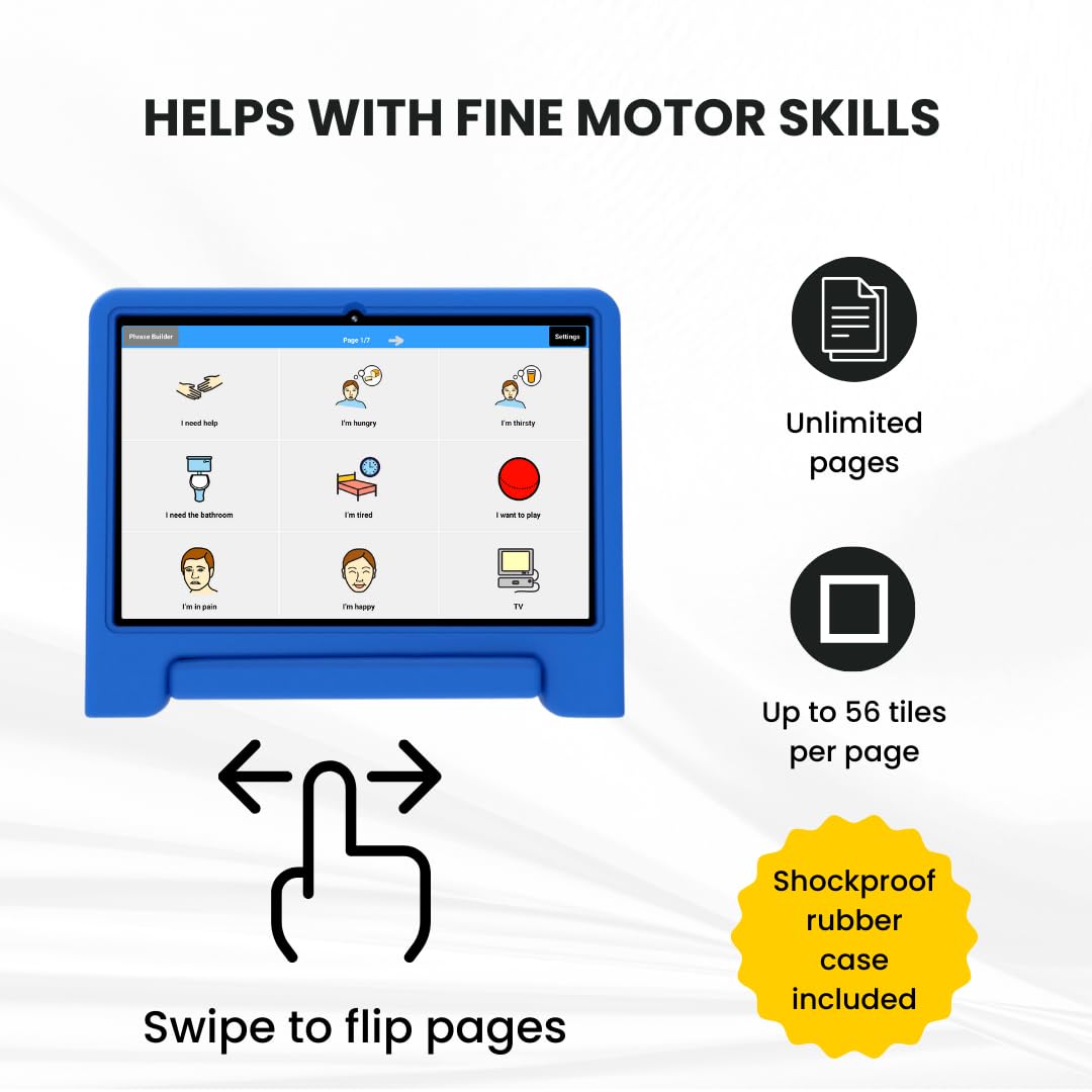 Foto 5 | Tablet Aac Talkingtiles Talking Tiles Con Memoria De 256 Gb, Color Blanco - Venta Internacional.