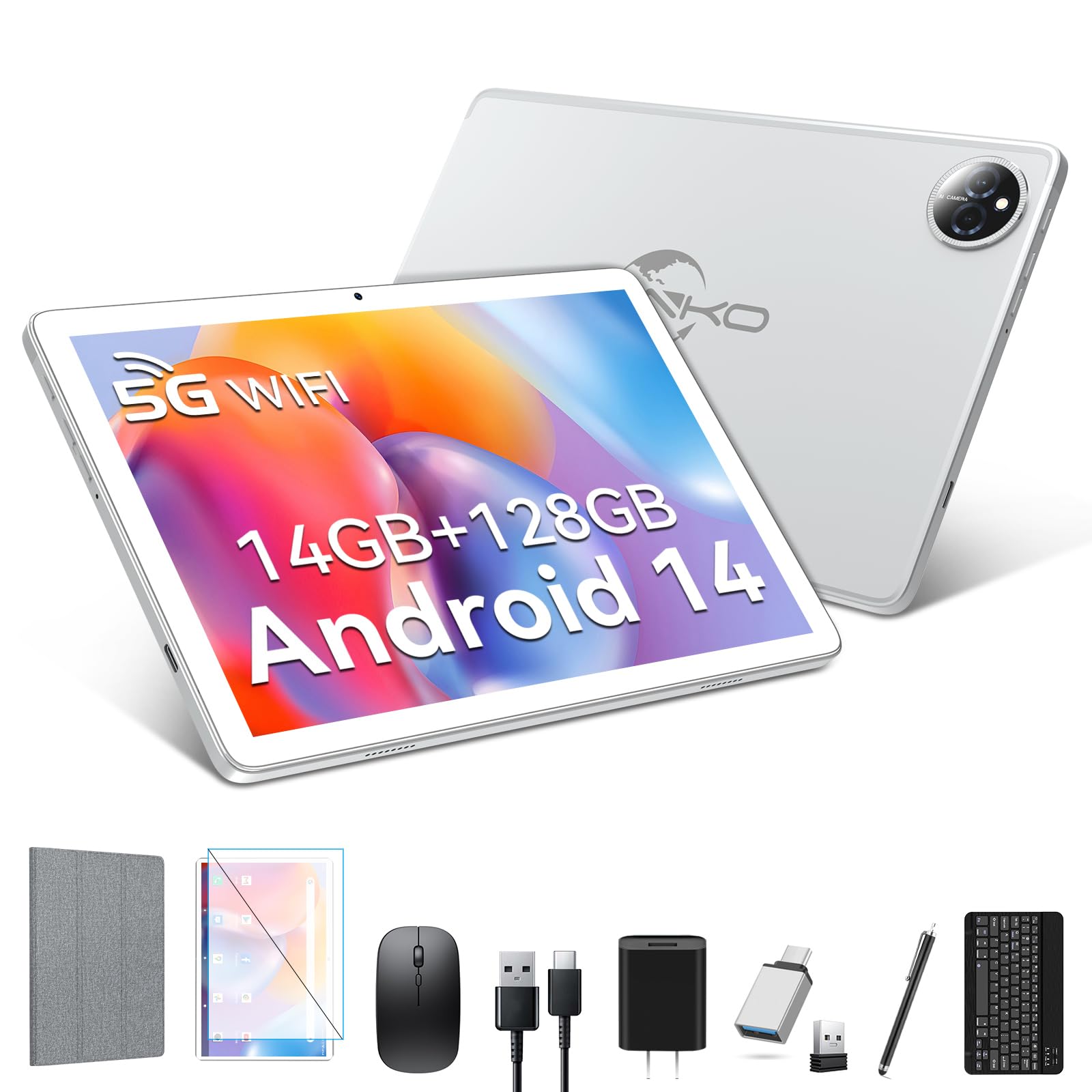 Foto 1 | Tableta Zonko 2025, Última Versión De Android 14, 10 Pulgadas, 128 Gb+14 Gb 4g - Venta Internacional.