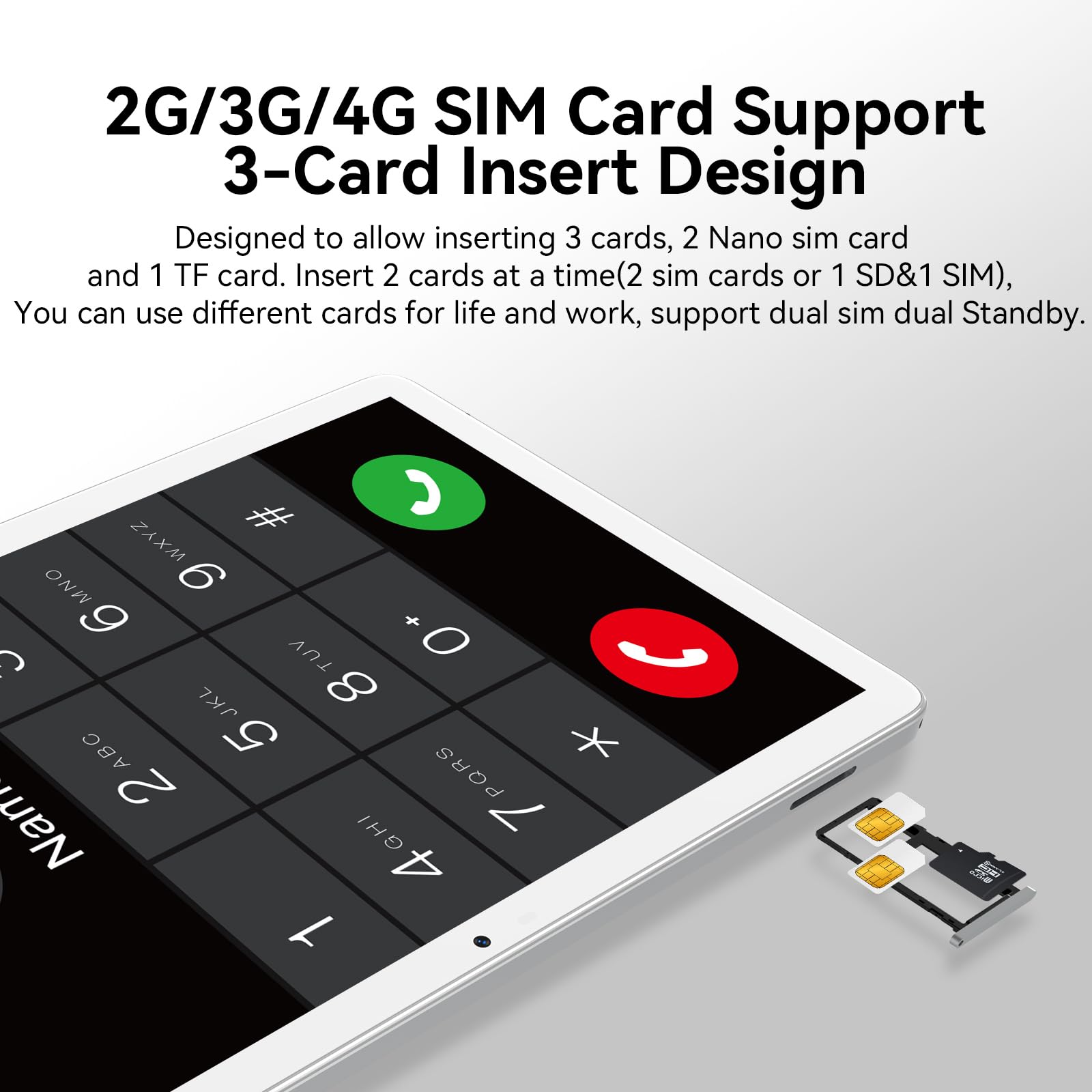 Foto 3 | Tableta Zonko 2025, Última Versión De Android 14, 10 Pulgadas, 128 Gb+14 Gb 4g - Venta Internacional.