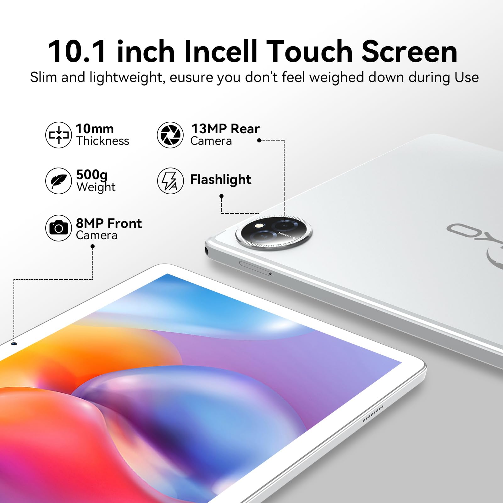 Foto 7 pulgar | Tableta Zonko 2025, Última Versión De Android 14, 10 Pulgadas, 128 Gb+14 Gb 4g - Venta Internacional.