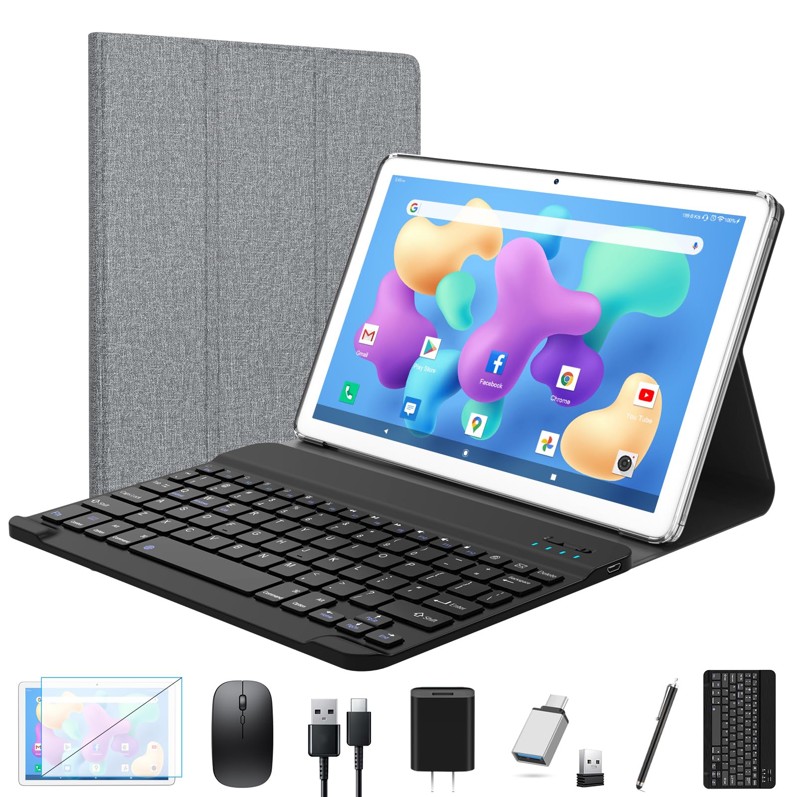 Foto 2 pulgar | Tablet Feonal 2025 Android 12 De 10 Pulgadas, 8 Gb De Ram Y 128 Gb De Almacenamiento - Venta Internacional.