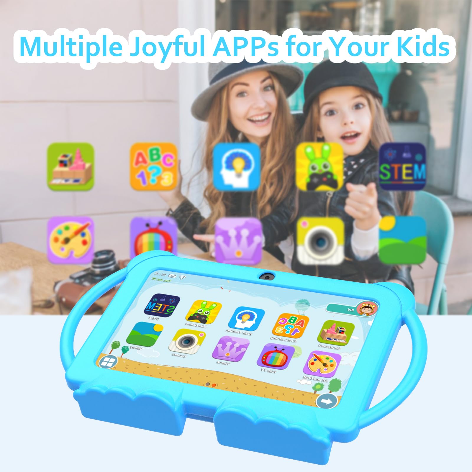 Foto 4 pulgar | Tableta Infantil Cupeisi Android 12 De 7 Pulgadas, 4 Gb De Ram, 32 Gb De Rom - Venta Internacional.