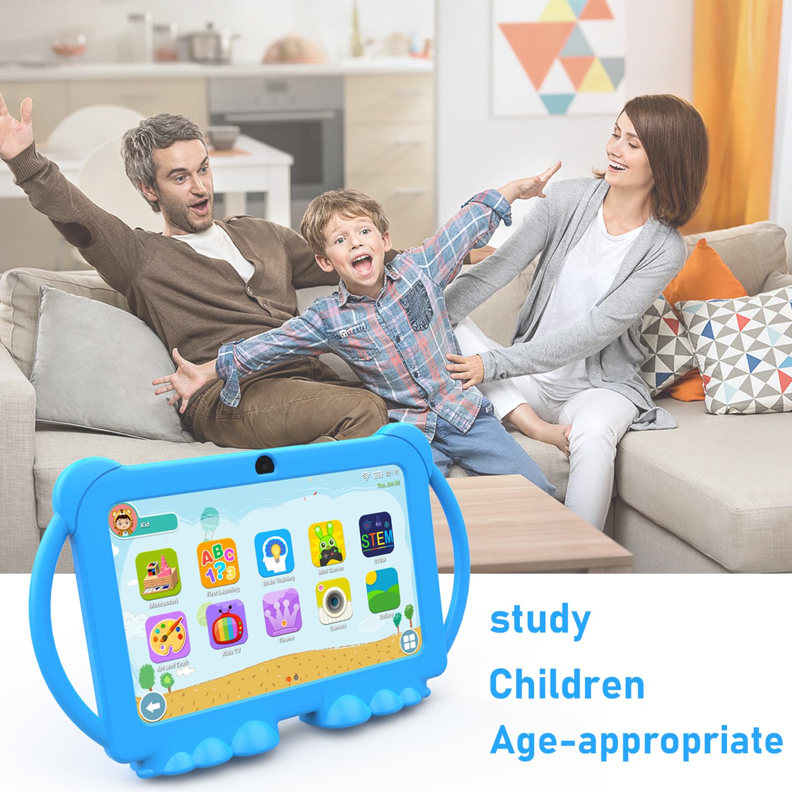 Foto 7 pulgar | Tableta Infantil Cupeisi Android 12 De 7 Pulgadas, 4 Gb De Ram, 32 Gb De Rom - Venta Internacional.