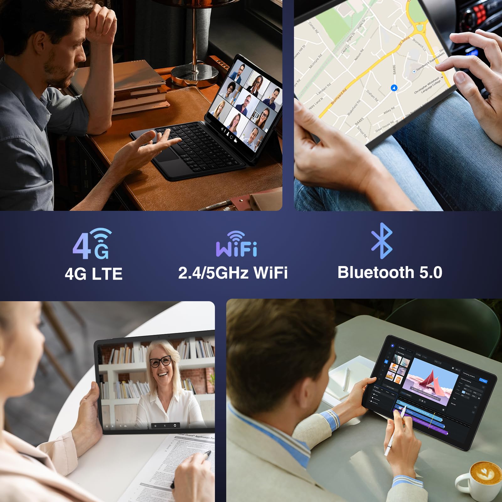 Foto 7 | Tablet Doogee T40 Pro 12'' Android 14 20gb Ram 512gb Azul - Venta Internacional.