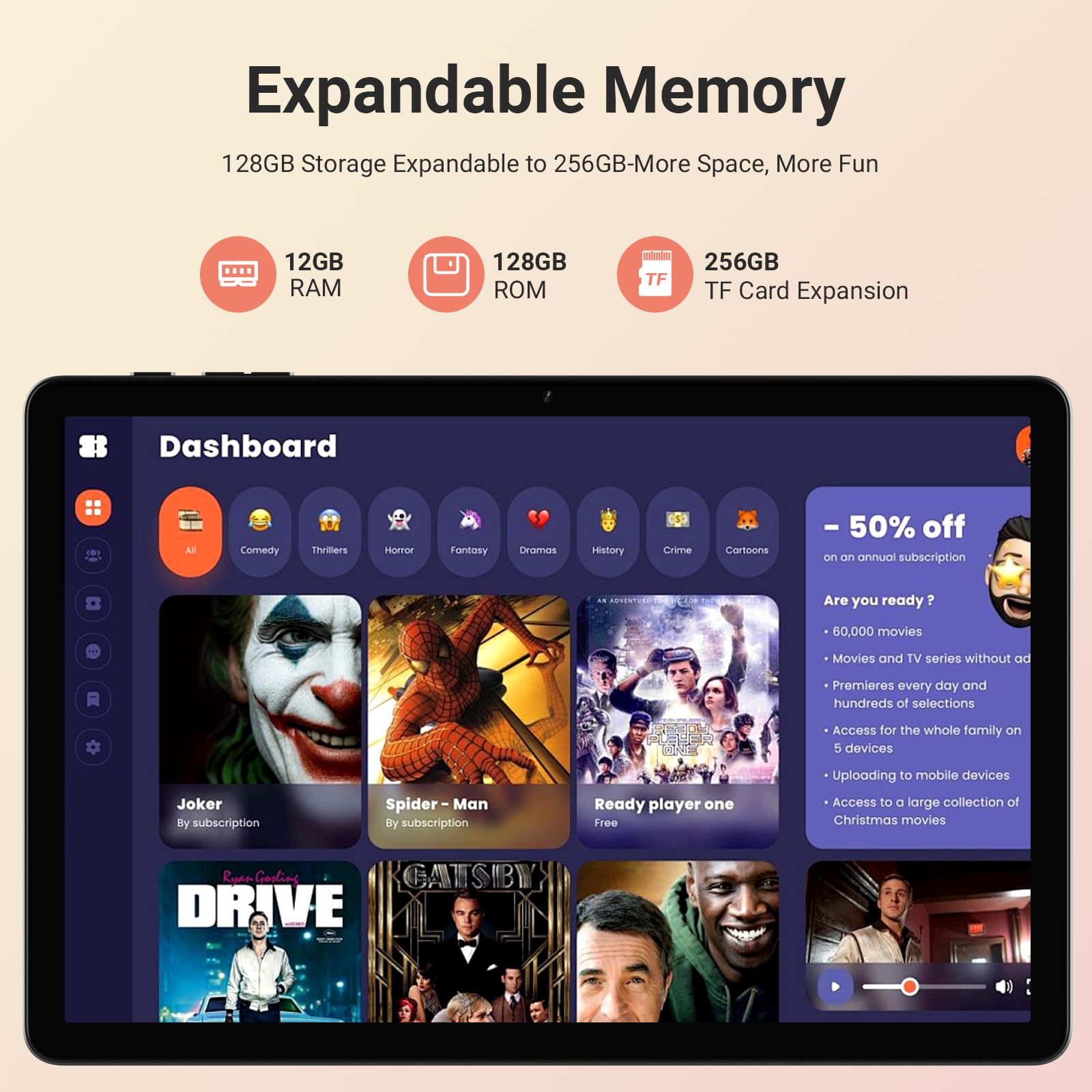 Foto 2 | Tableta Digiland Tab R11-11 Android 14 12 GB RAM 128 GB Gris - Venta Internacional