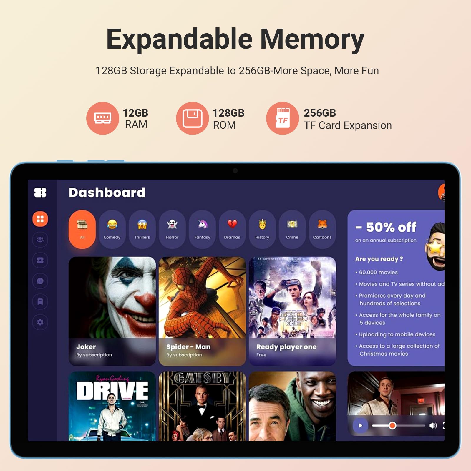 Foto 4 pulgar | Tablet Digiland Tab R11-11 Android 14 12 GB RAM 128 GB Azul - Venta Internacional