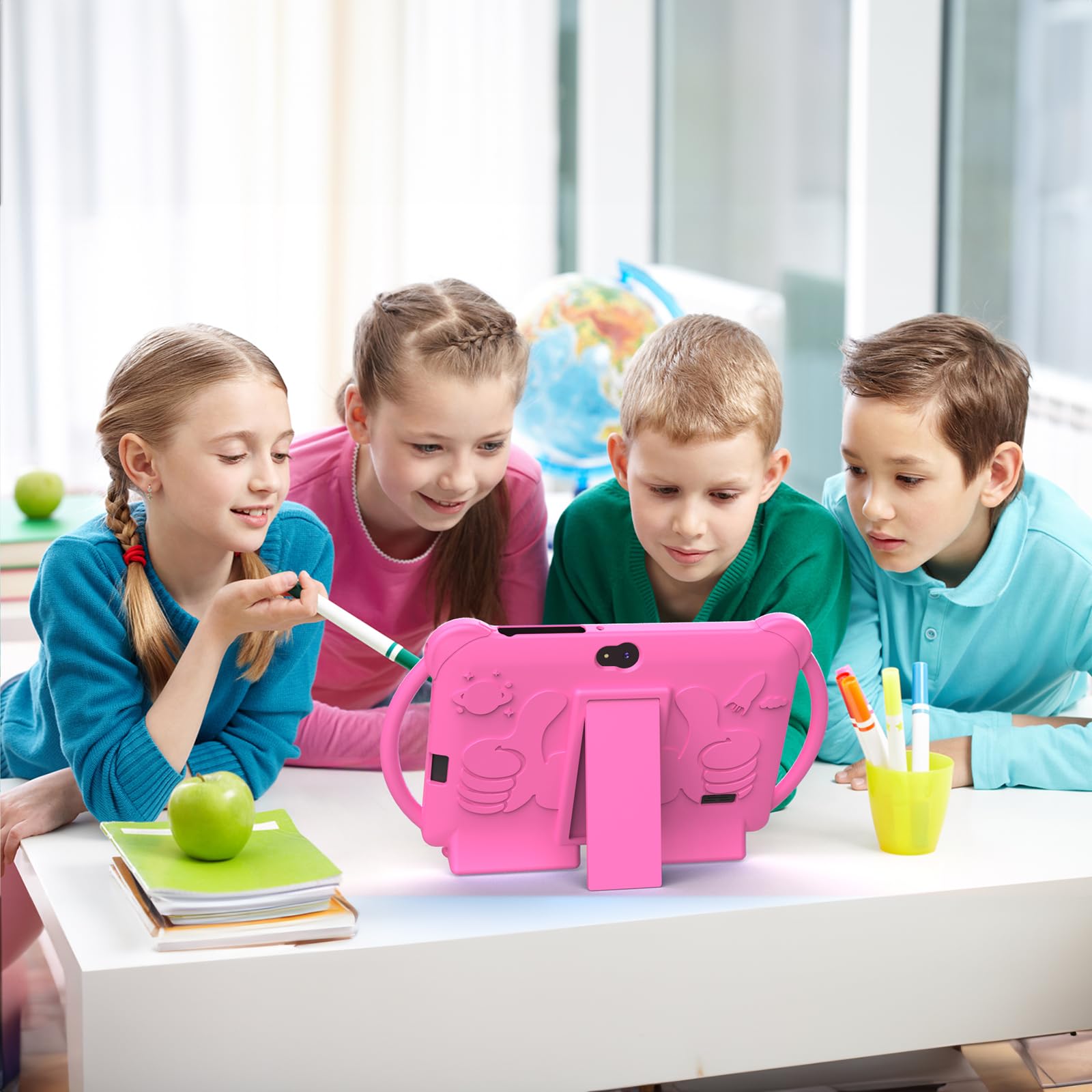 Foto 7 pulgar | Tablet Zzb Kids De 7 Pulgadas Con Android 12, 4 Gb De Ram Y 32 Gb De Rom, Color Rosa - Venta Internacional.