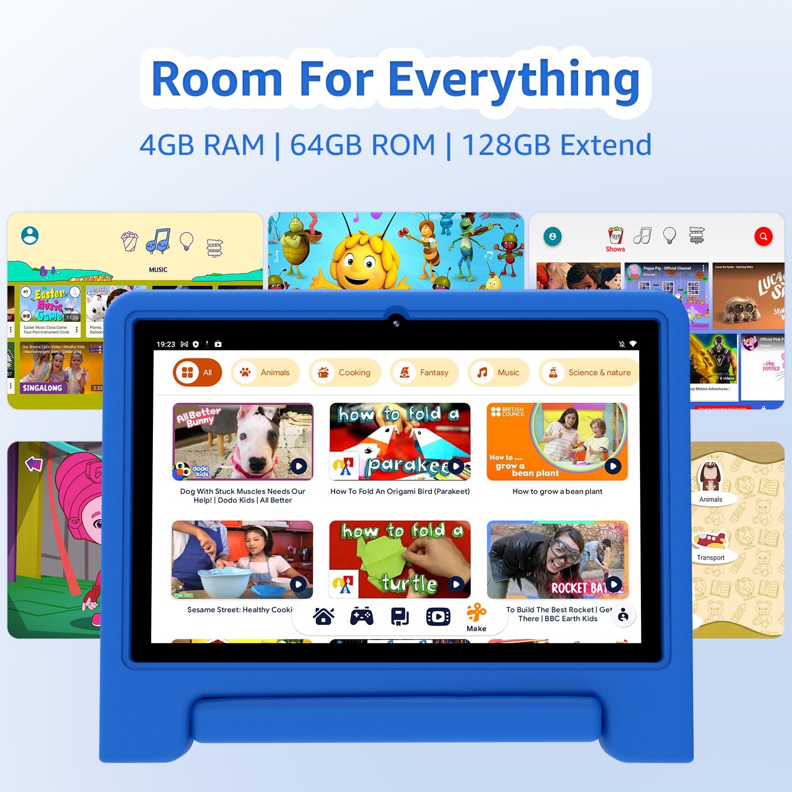 Foto 4 pulgar | Tablet Apolosign Kids, 10.1 Pulgadas, Android 13, 2 Gb De Ram, 32 Gb, Azul - Venta Internacional.