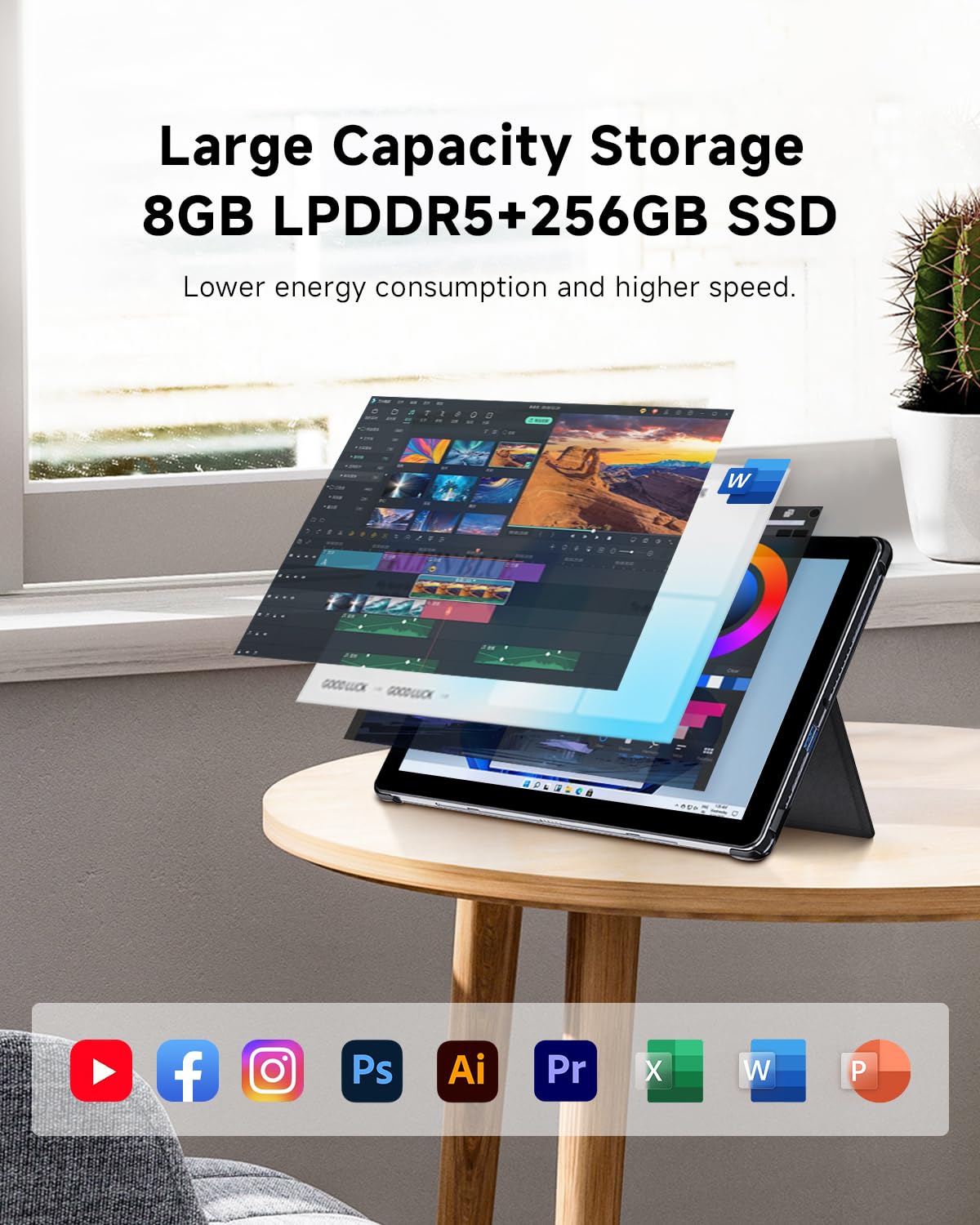 Foto 4 pulgar | Tablet Chuwi 2025 Hi10 X1 Windows 11 10,1 Pulgadas, 8 Gb, 256 Gb, Ssd - Venta Internacional.