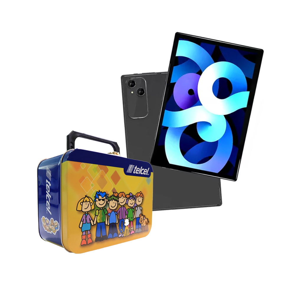 Tablet Kids One F29 Tablet 6 128 Gb Negro + Lonchera Metálica