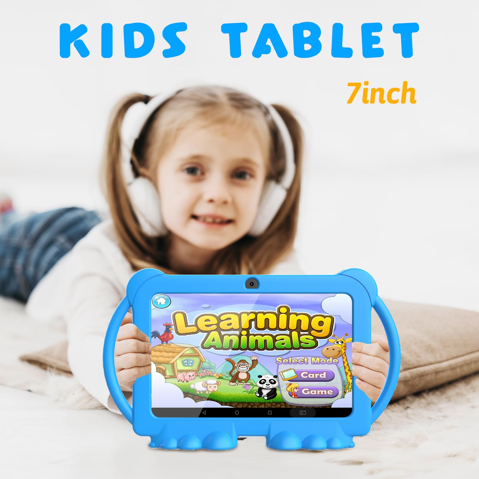 Foto 3 pulgar | Tablet Zzb Kids 7 Pulgadas Android 12 4 Gb Ram 32 Gb Rom Azul - Venta Internacional.