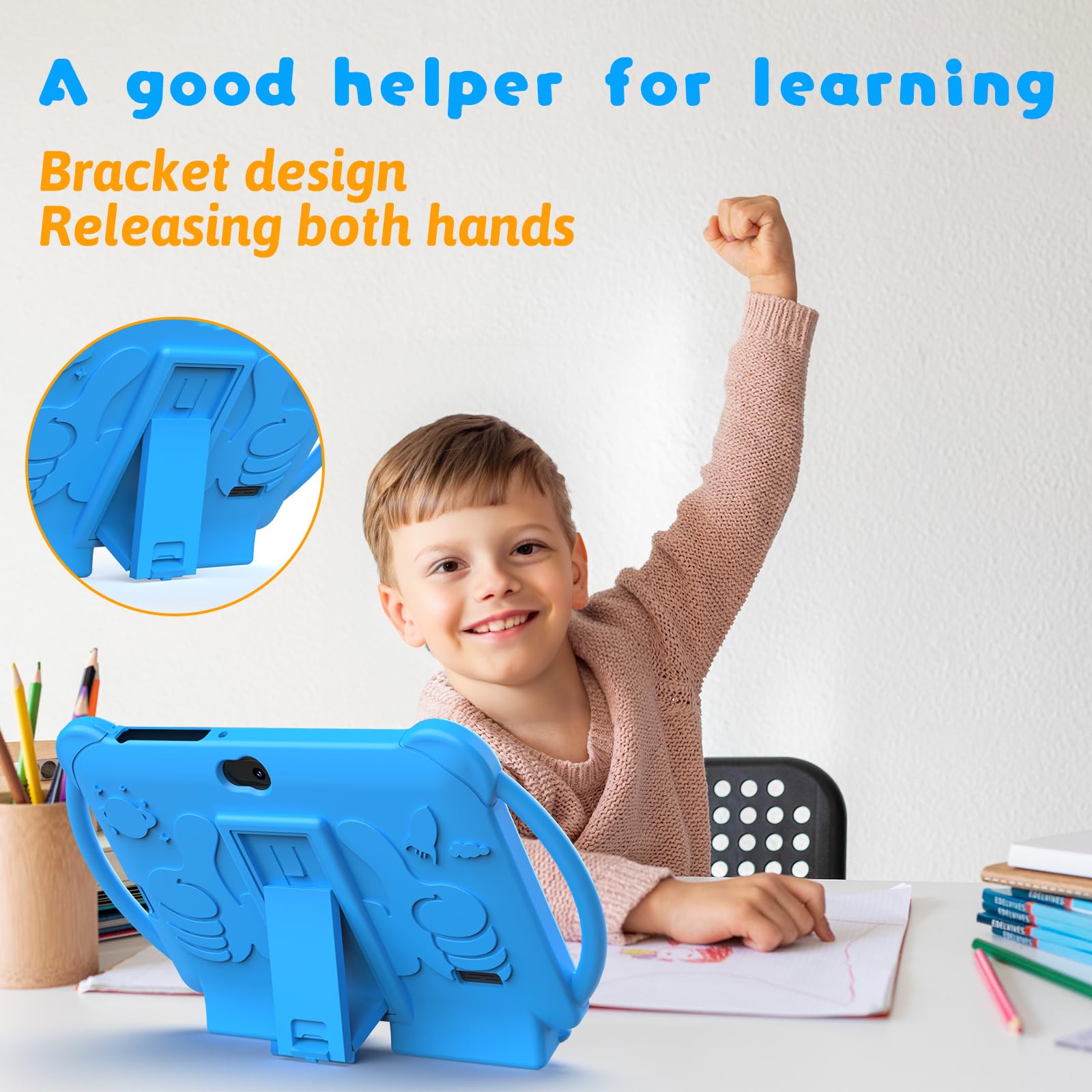 Foto 5 pulgar | Tablet Zzb Kids 7 Pulgadas Android 12 4 Gb Ram 32 Gb Rom Azul - Venta Internacional.